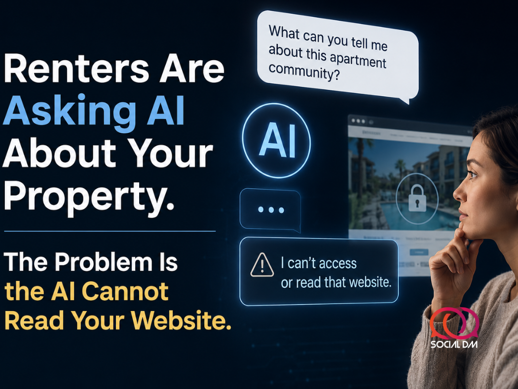 Renters Are Asking AI About Your Property. The Problem Is the AI Cannot Read Your Website.