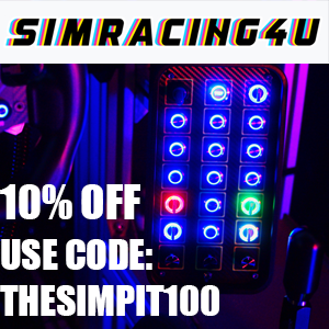 Close-up of a phone displaying a music production app with glowing pads in a dark room illuminated by purple and blue lights, promoting a 10% discount with the code THESMIT100.