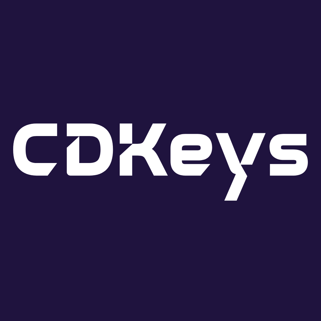 CD Keys logo with stylized text on a dark background