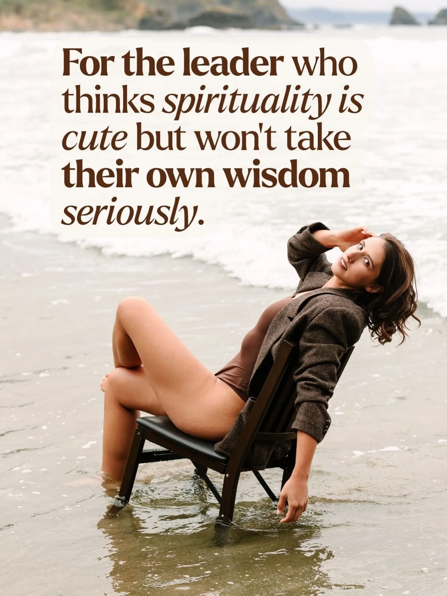 For the woman who thinks spirituality is cute but doesn&rsquo;t take her own spirit seriously.
You joke about Mercury retrograde at happy hour.
You pull a tarot card for fun but would never make a business decision based on it.
You secretly read your