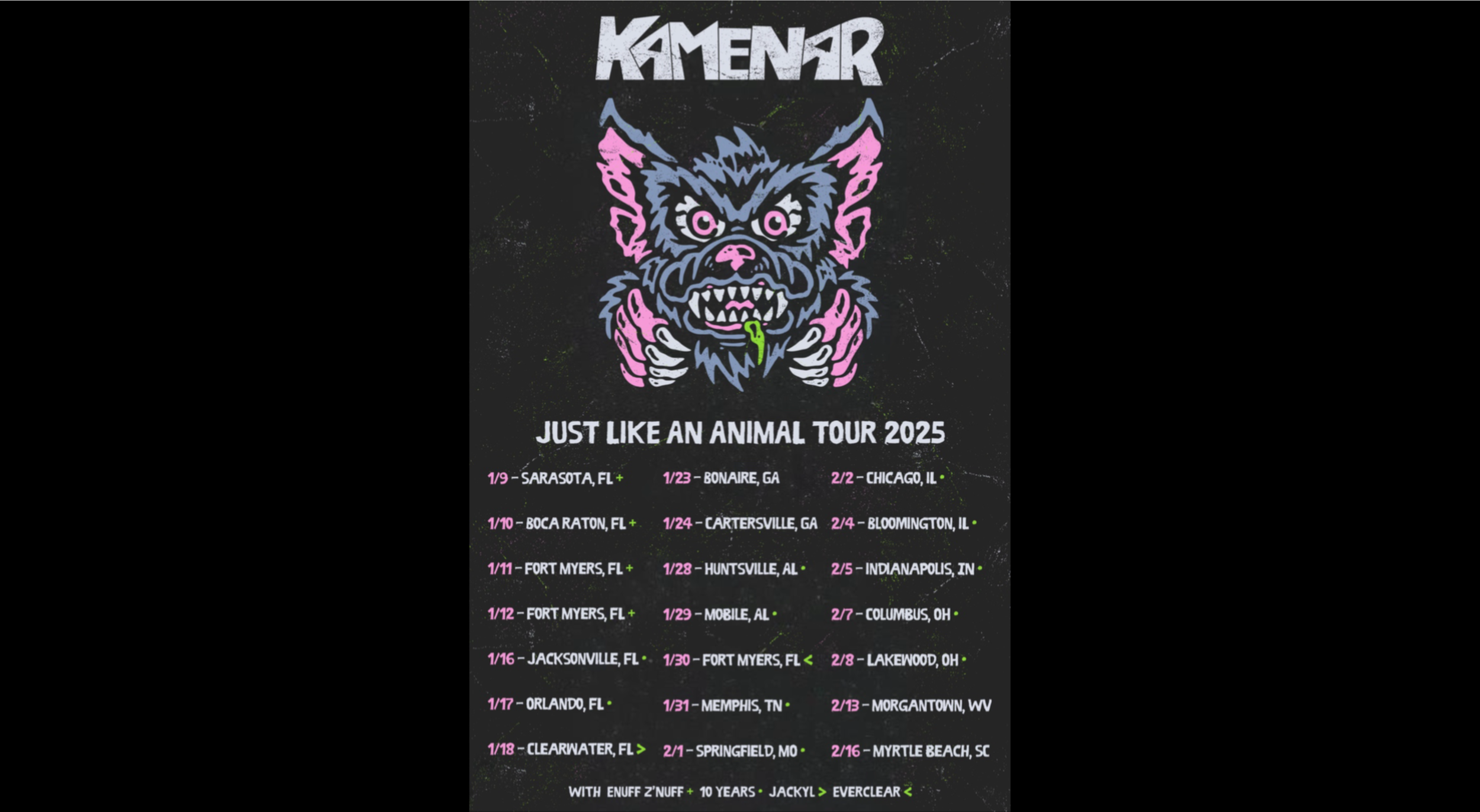 Kamenar set to embark on ‘Just Like An Animal Tour 2025’