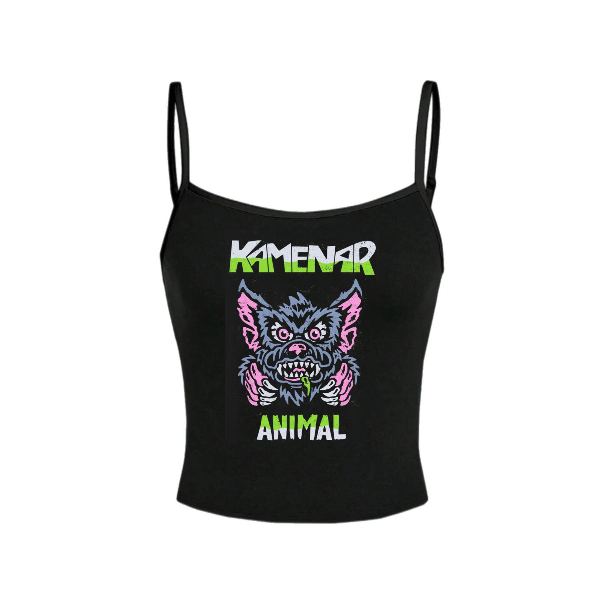 Animal Fitted Tube Tank Top