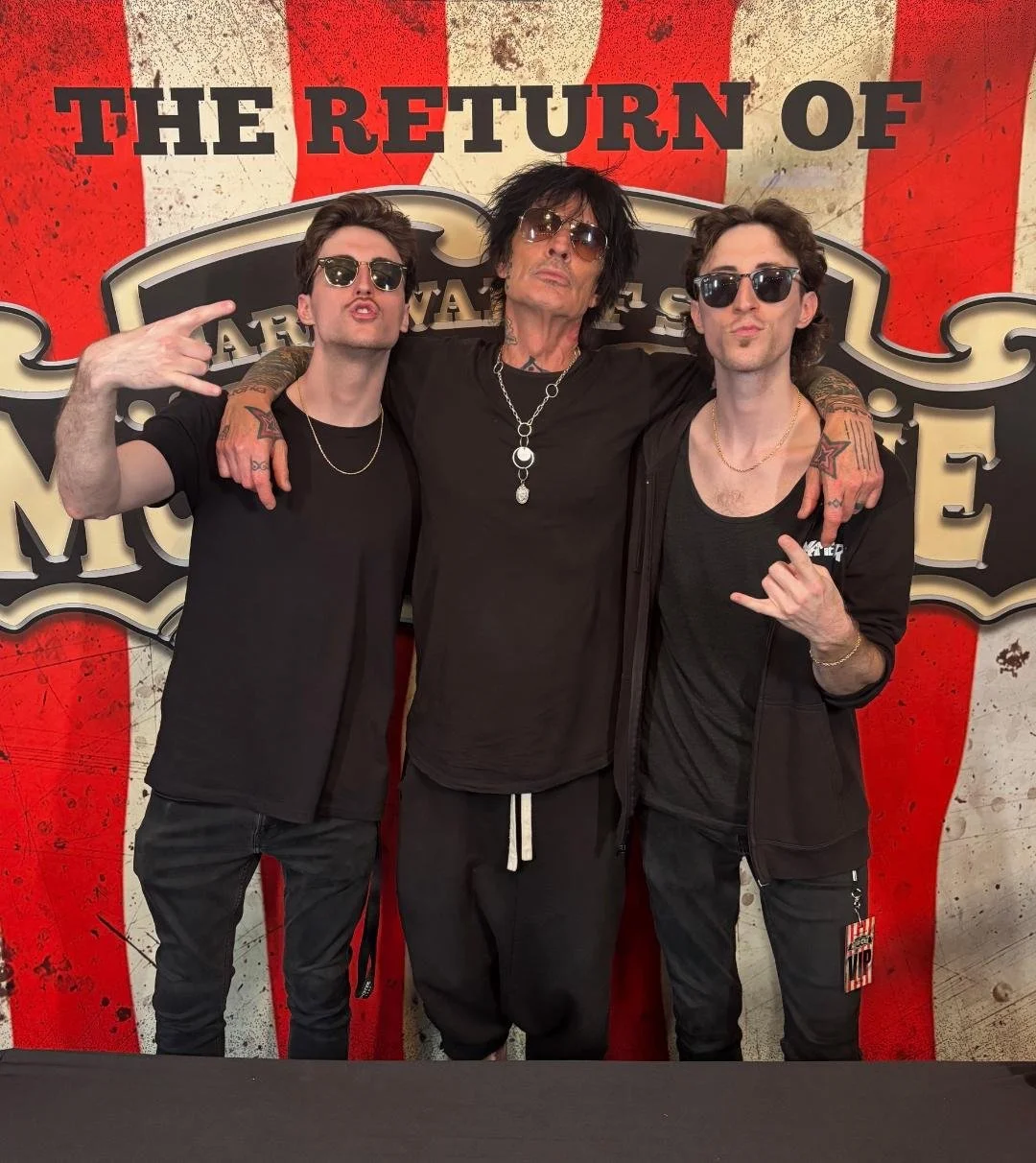Kamenar and Tommy Lee - Motley Crue