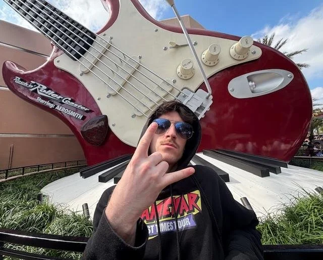 John Kamenar at the Rock n Roller Coaster Starring Aerosmith