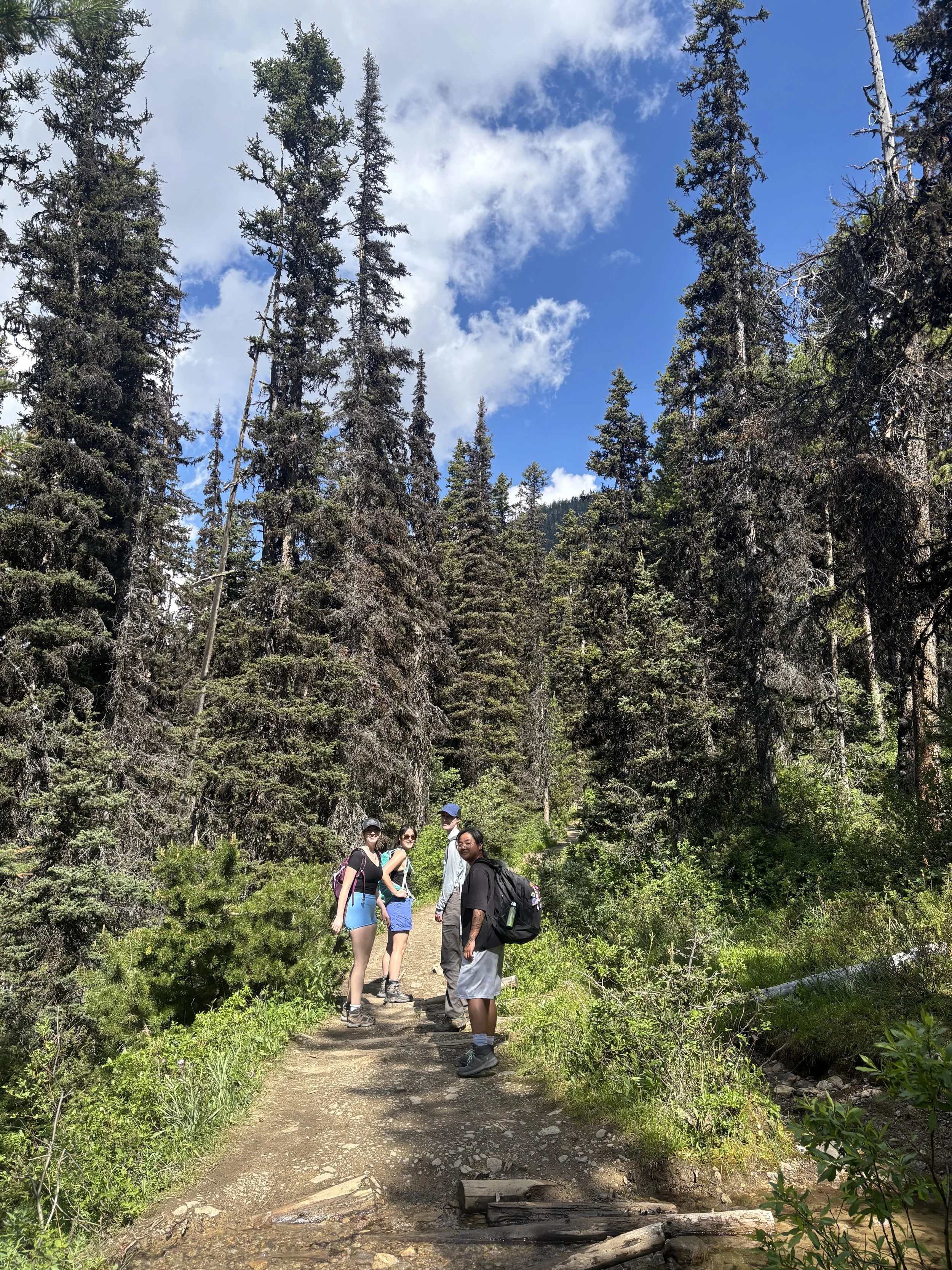 En route to boom lake
