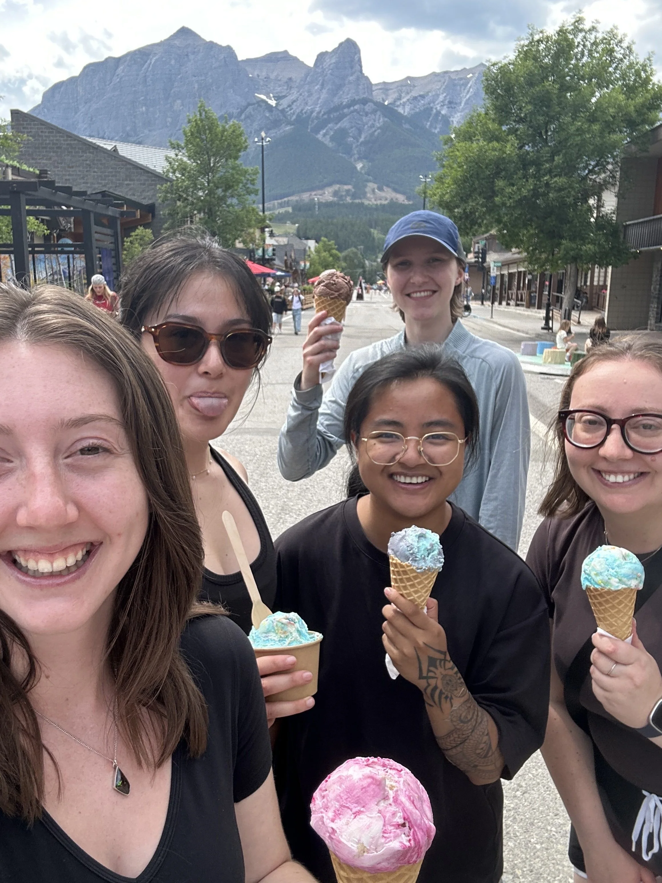 Mandatory post hike ice cream