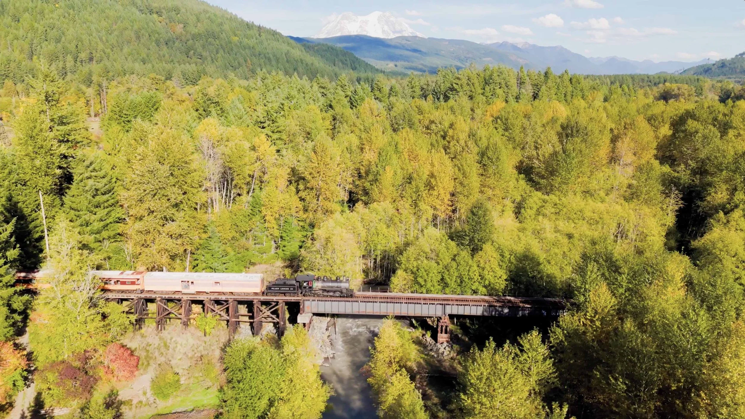 Elbe Mt Rainier train