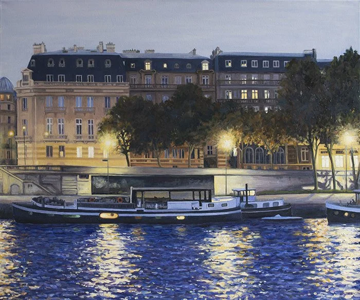 Evening Along the Seine