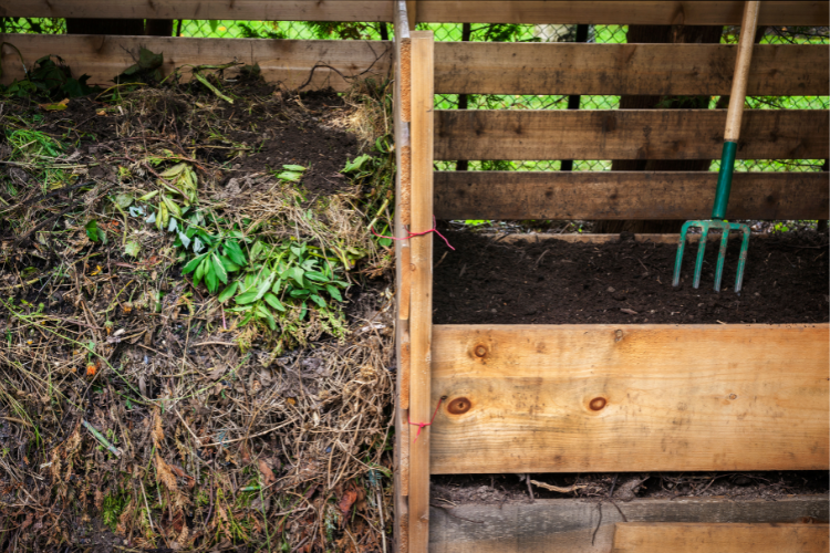 community compost bin where residents can drop off food scraps