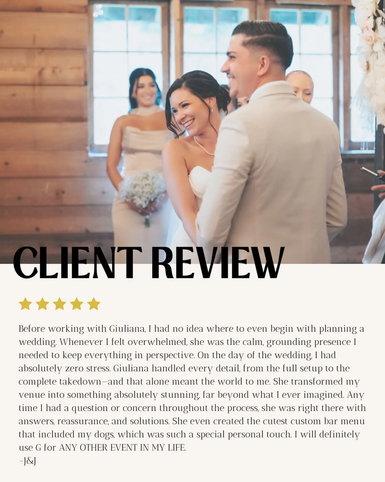 Reviews like this make it all worth it 🫶🏼

&bull;
&bull;
&bull;
&bull;
&bull;

#VancouverWeddings #Engagement #Wedding #EventPlanner #2025WeddingSeason
#WeddingSeason #WeddingDecorInspo #CanadianWedding #NewlyWeds