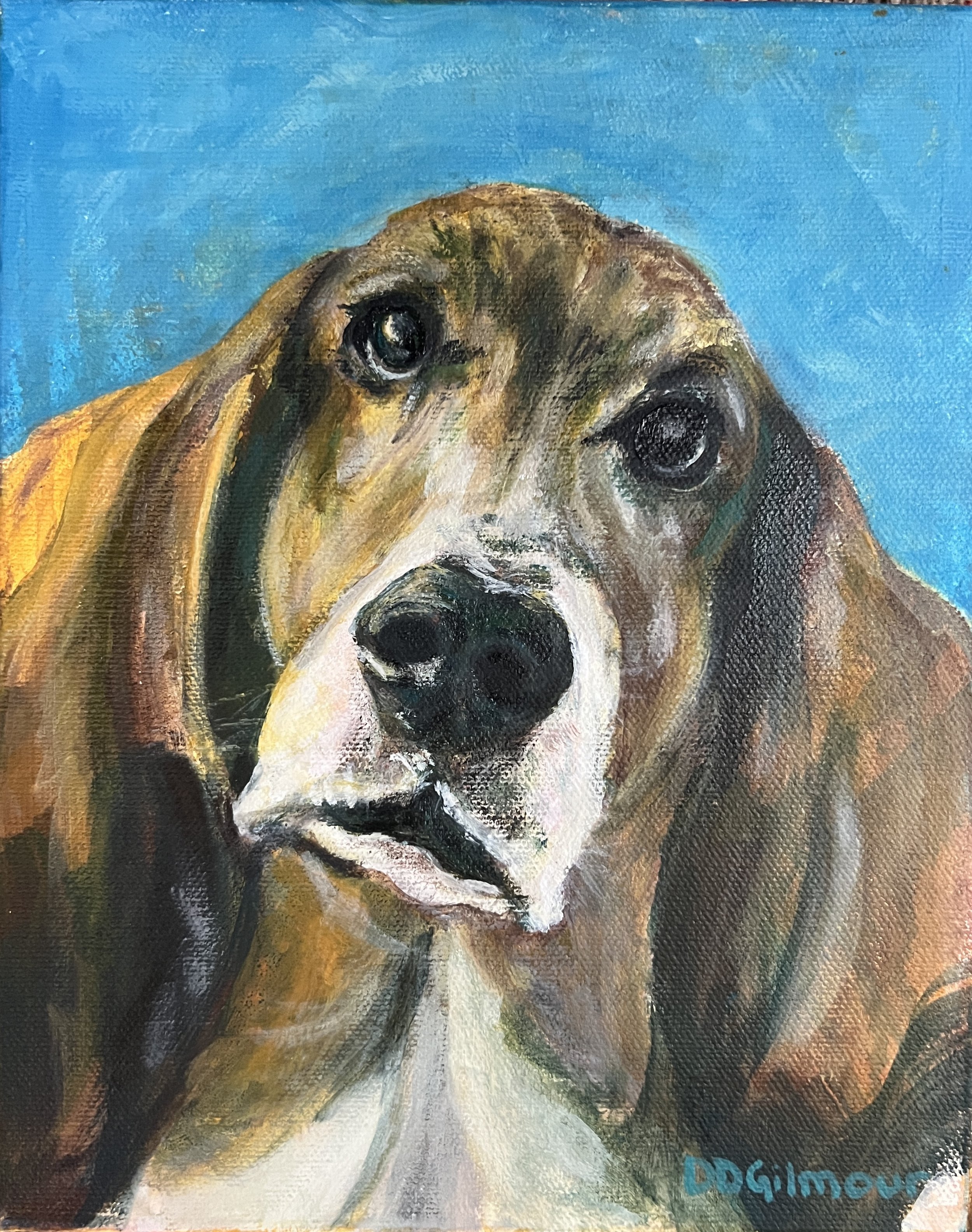 Sadie, 10x8, acrylic on canvas - SOLD
