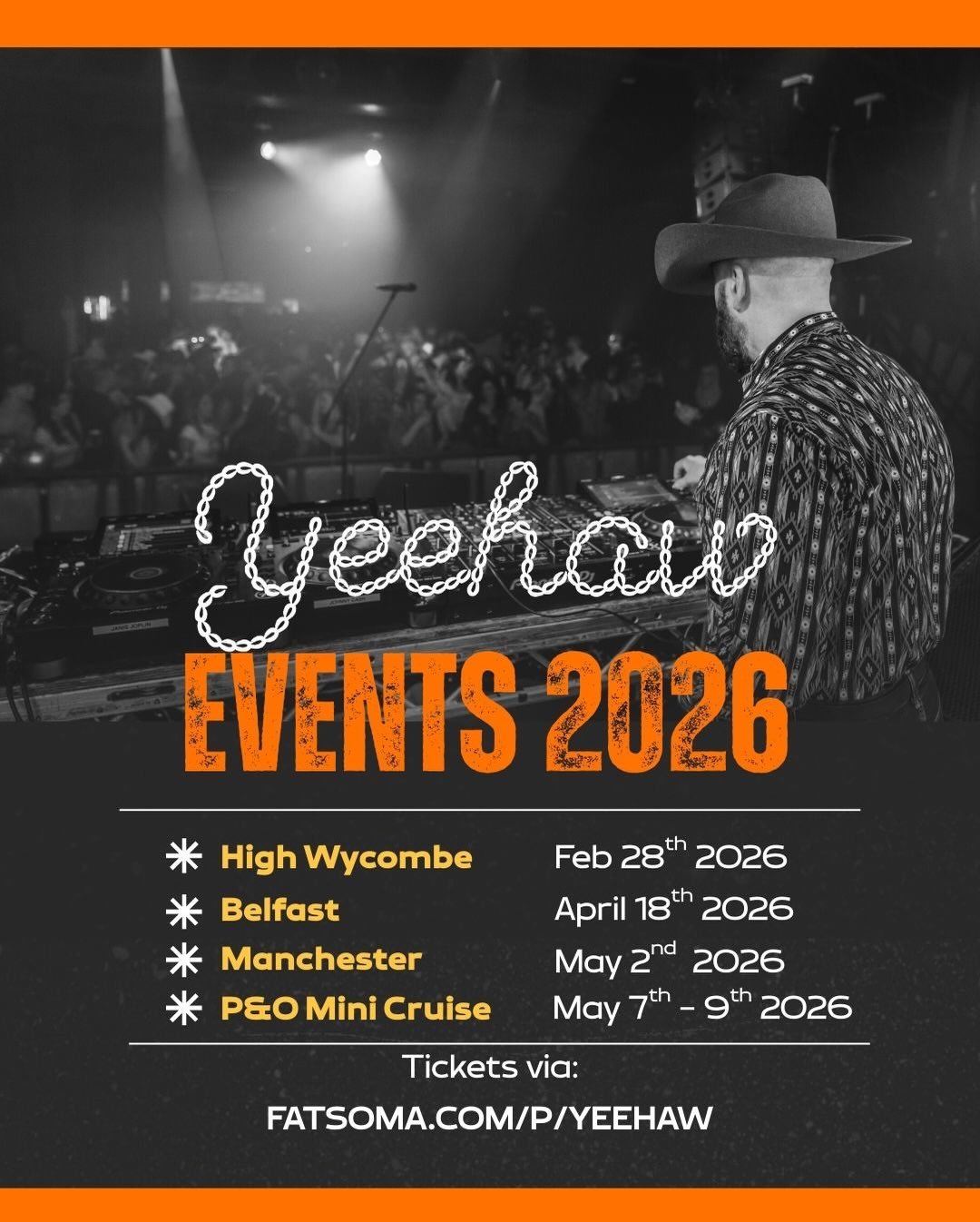 Howdy Howdy! All of the *ANNOUNCED*😜&hellip;YEEHAW EVENTS LISTED in this carousel&hellip; hold tight partners. New dates coming at y&rsquo;all very soon. 

Team Yeehaw xo