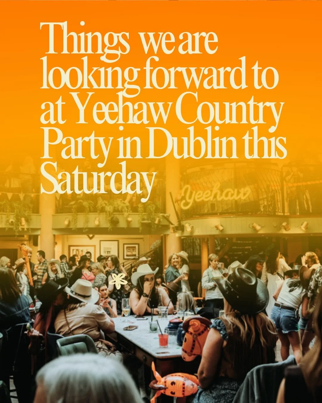 If country music makes your heart sing, you belong at Yeehaw! 🤍🍀

Here&rsquo;s your round-up for the next Yeehaw Country Party in Dublin 🤠

&bull; A full afternoon of the very best country music

&bull; Rattlesnake Johnny on the decks @johnnyrattl