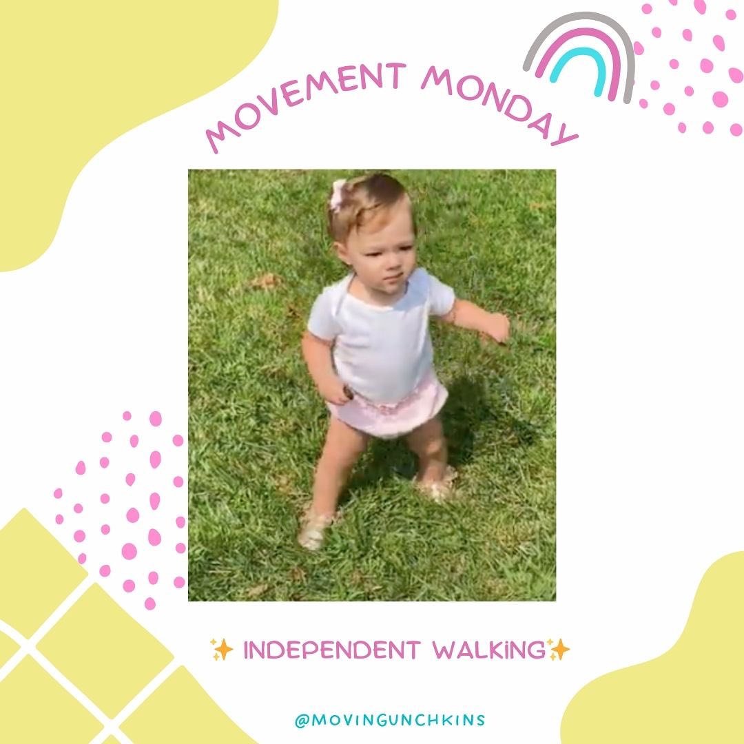 My baby is walking, now what? 🧐

In the above image, you can see some *key* aspects for a new walker. ⬇️ 

☀️ Arms are up to assist with balance

☀️ Feet are spaced in a wide stance

☀️ Toes pointed outward

Walking is a milestone that brings big ex