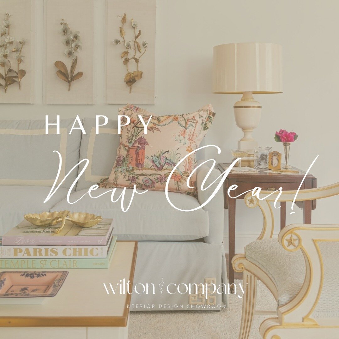 Happy New Year from Wilton &amp; Company! Here's to designing inspiring new spaces and achieving new milestones in 2024!🎉✨

#wiltonandcompany #newyear2024 #batonrougeinteriordesign