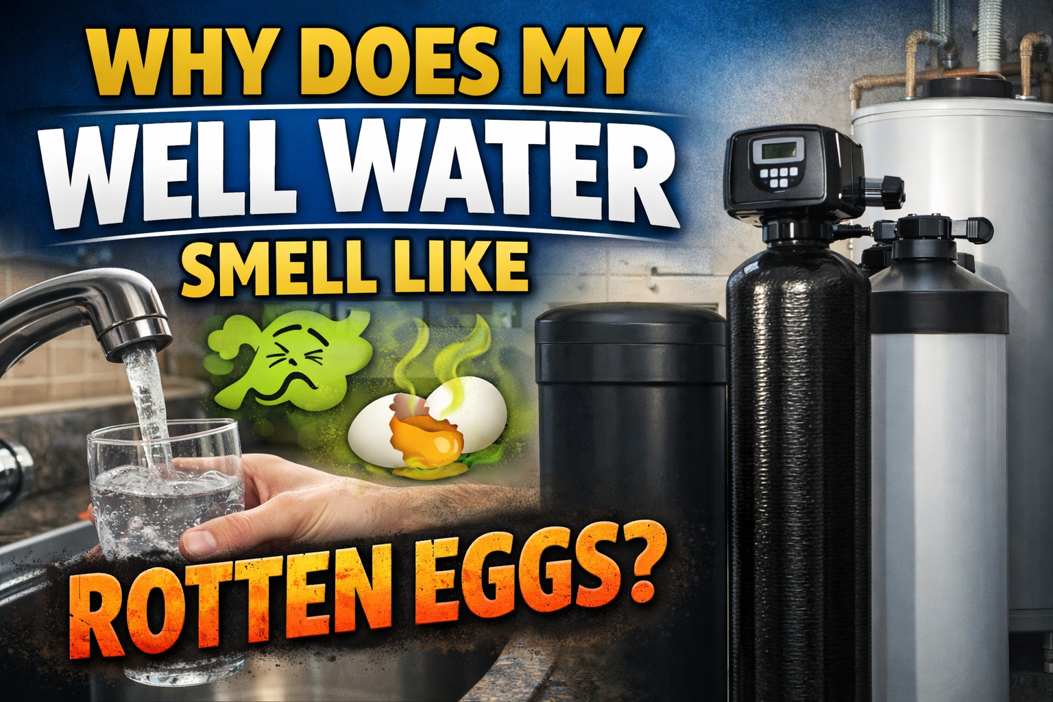 Why Does My Well Water Smell Like Rotten Eggs?