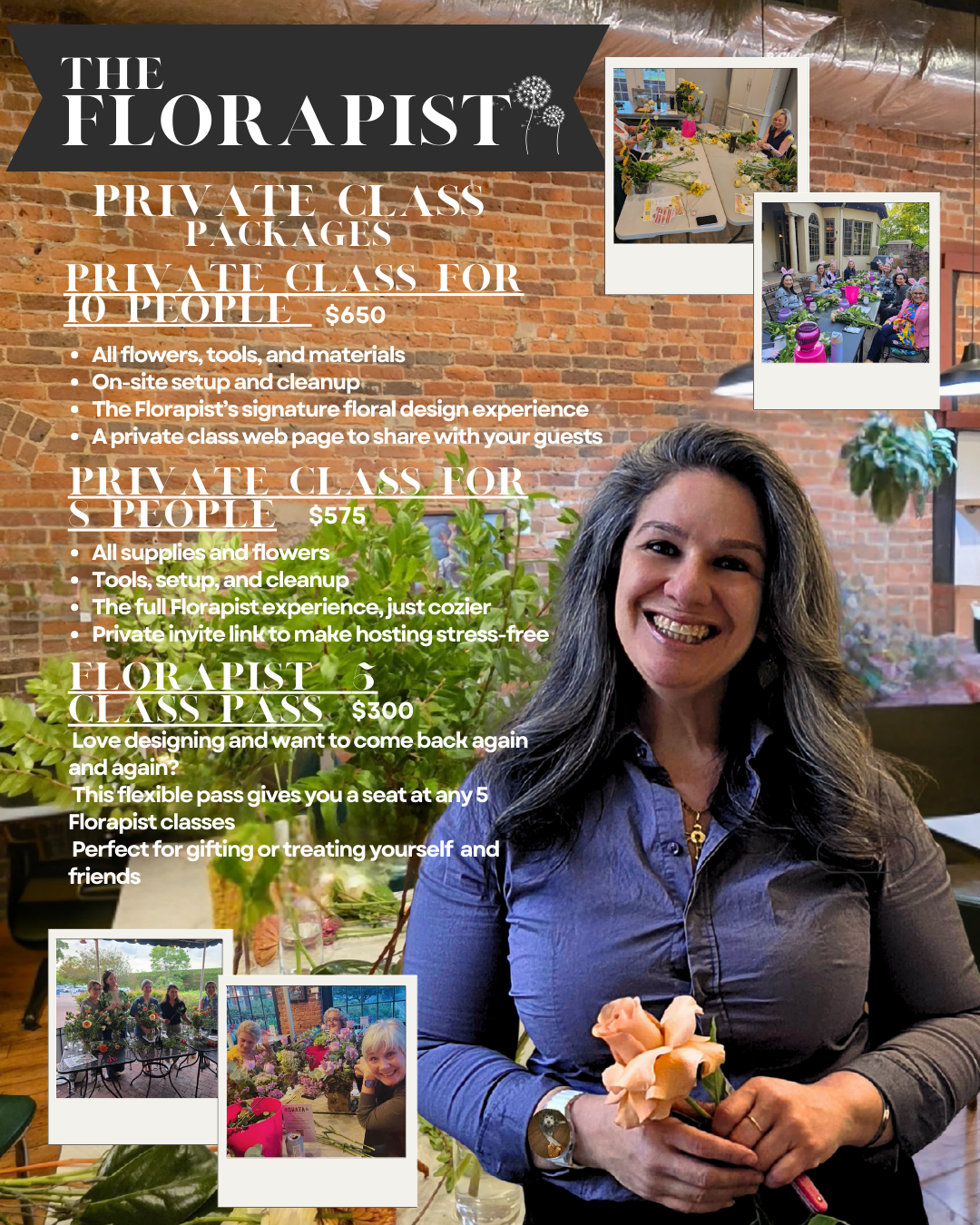 Private Class Packages and passes