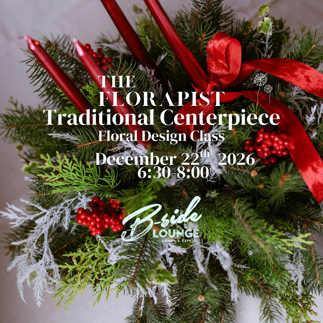 Traditional & Beautiful Christmas Centerpiece  A Floral Design Class Bside December 22nd