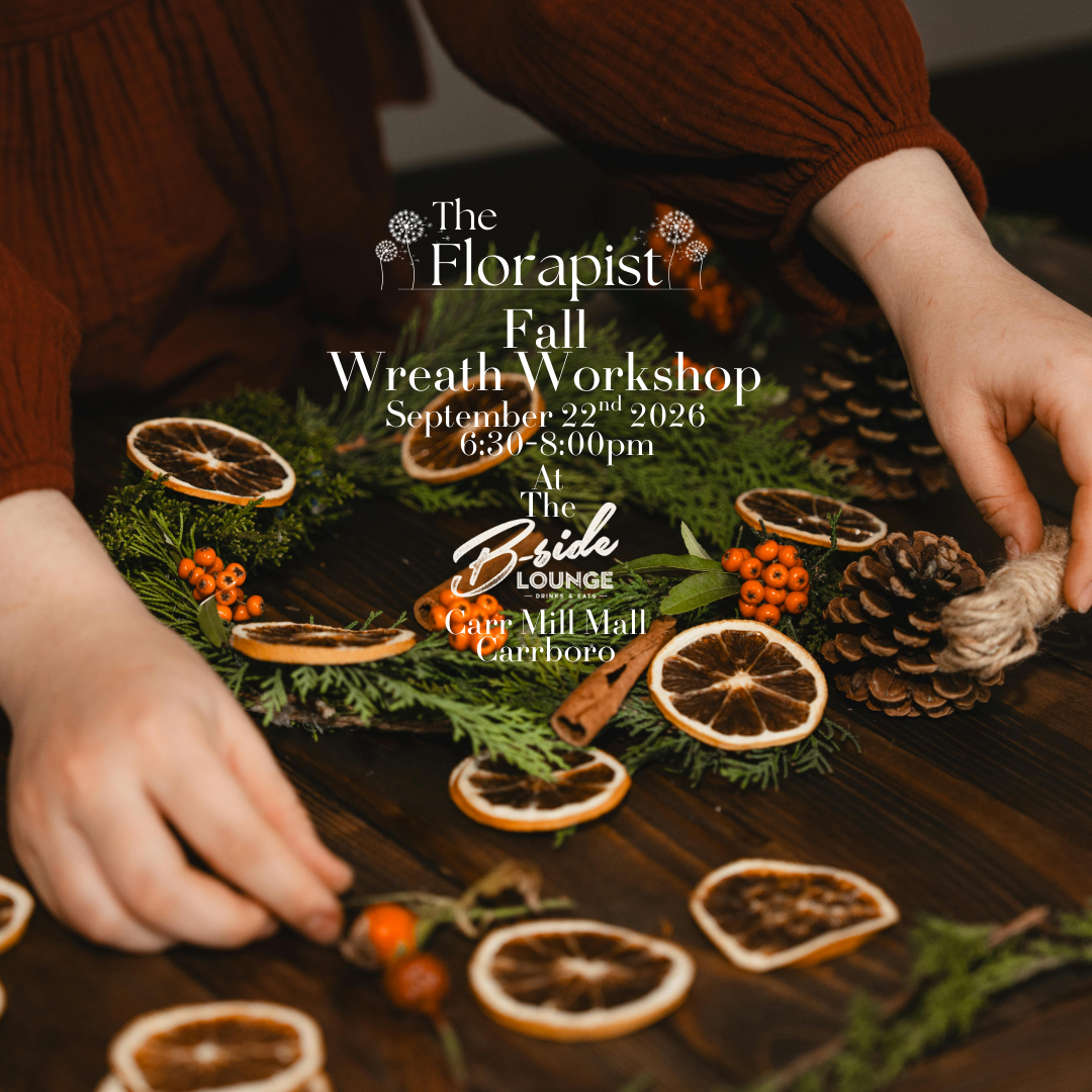 Fall Wreath Workshop September 22nd B-Side Lounge