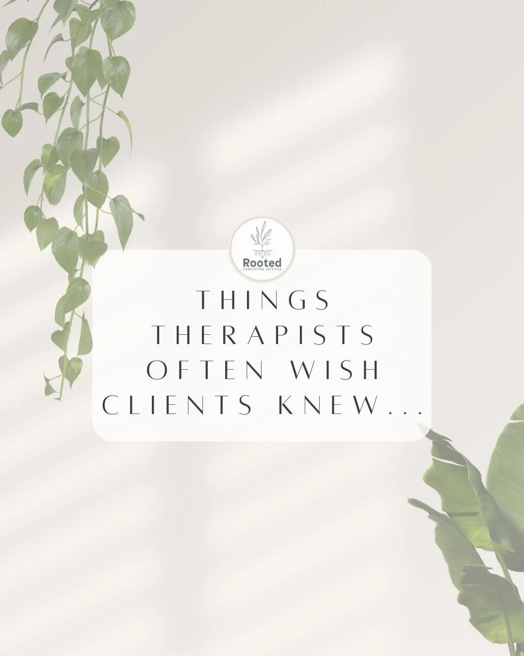 Sometimes we are much harder on ourselves than we would ever be toward someone else.🪞
A few reminders therapists often wish clients could hold onto a little more tightly.🤝
#MentalHealthReminders #Therapy #TherapyReminders #MentalHealthMatters #Root