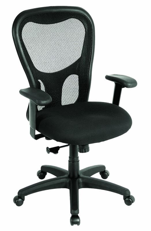 Eurotech Ergohuman GEN2 – High Back Black Mesh Office Chair with Adjustable  and Flexible Lumbar Support – Headrest, Seat Slider, Armrests, and Height