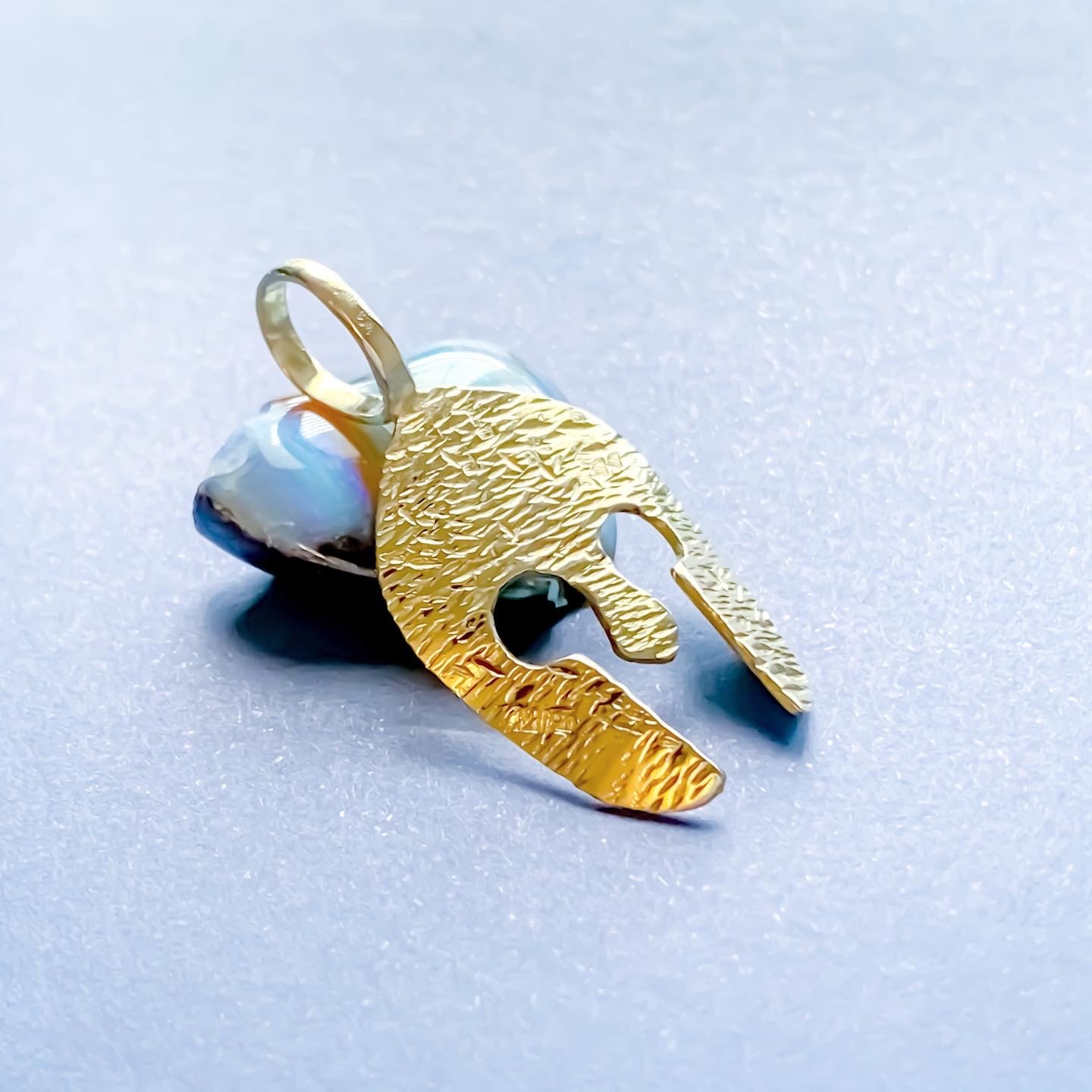 18k gold spartan mask. I made handful of these for a Greek family!