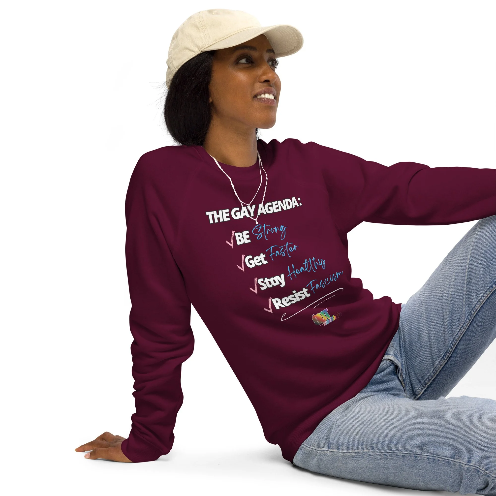 unisex-organic-raglan-sweatshirt-burgundy-front-698b8a0035bb6.jpg