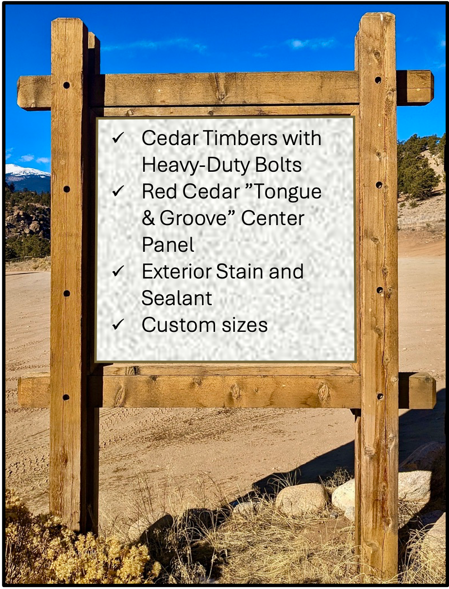 Information 4'x3' Kiosk @ Salida Ranger District