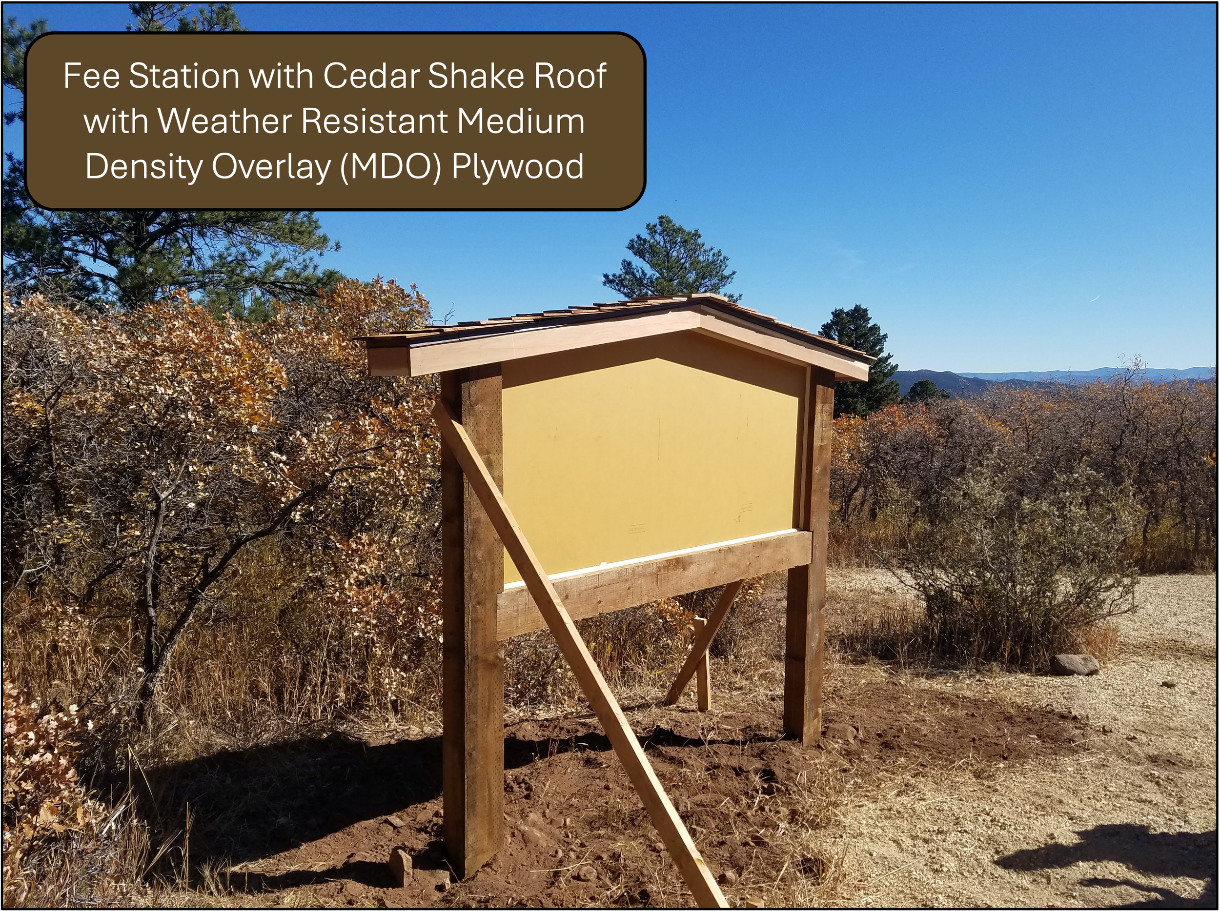 @ San Carlos Ranger District (2x4's for temporary support only)