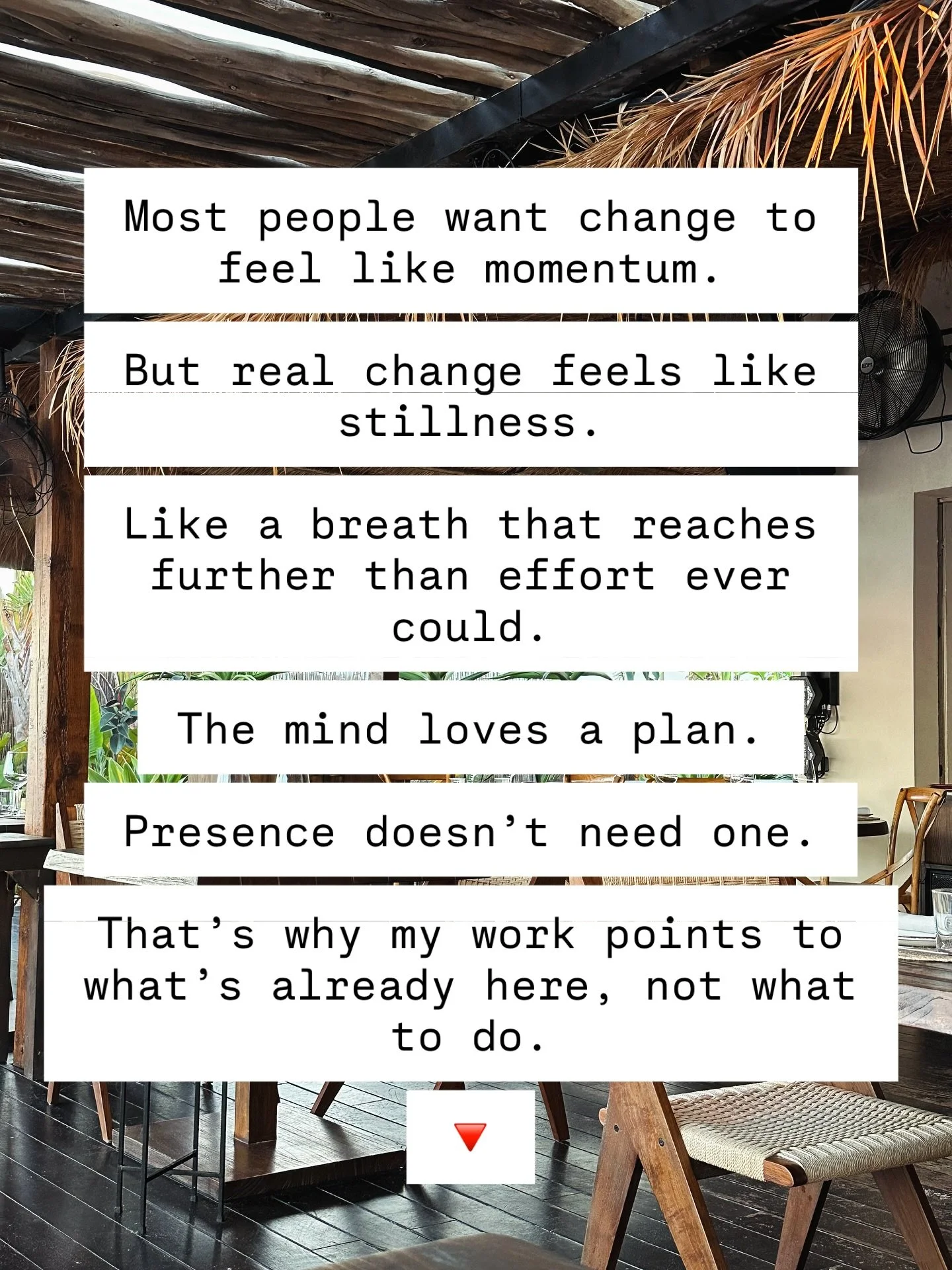 That&rsquo;s the Point - my approach to real and lasting change. 
🔻