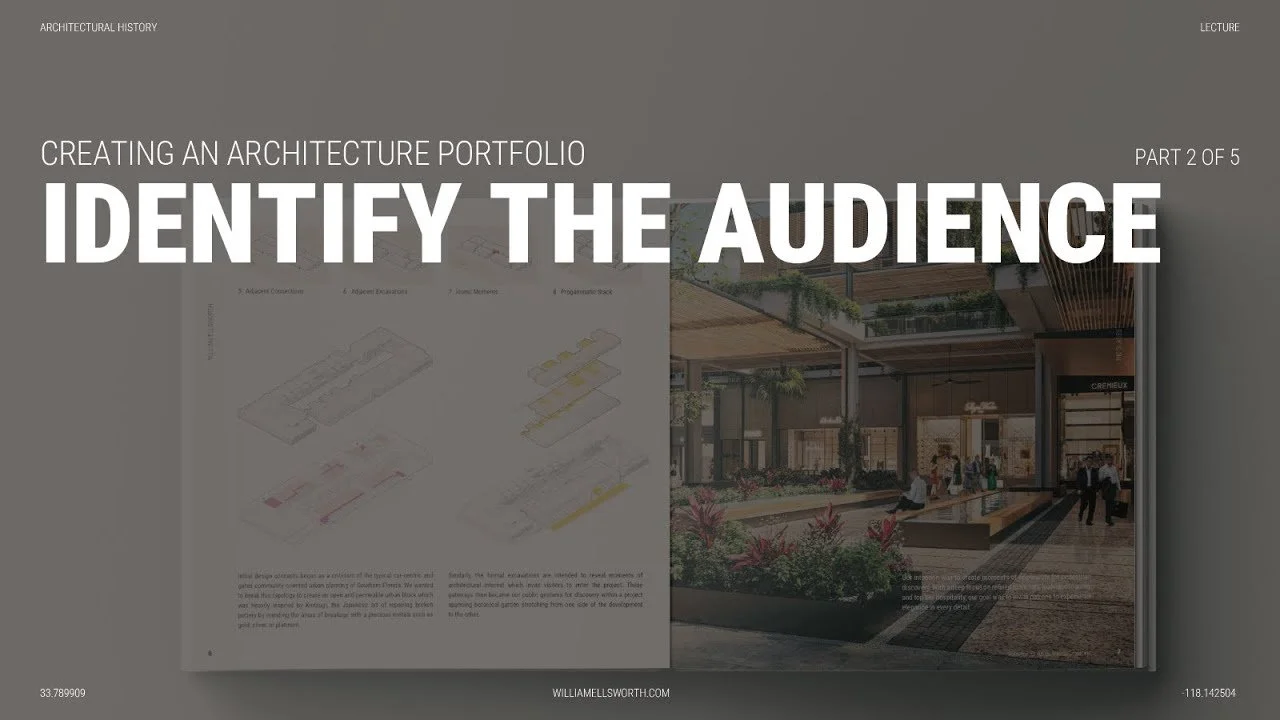 Identify the Audience - Creating an Architecture Portfolio - Part 2 of 5