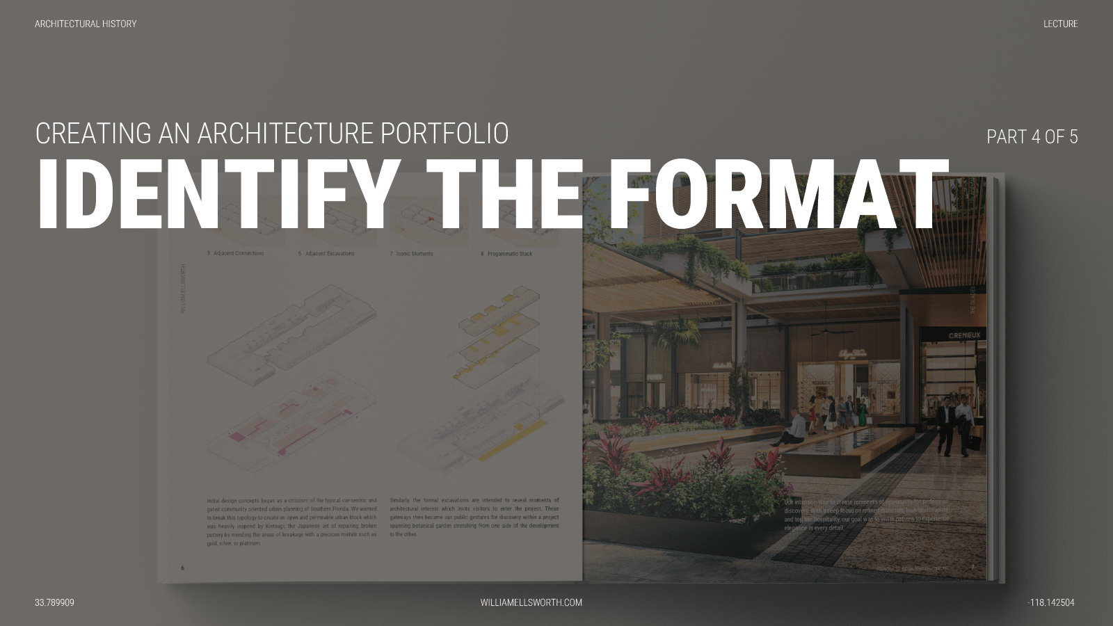 Identify the Format - Creating an Architecture Portfolio - Part 4 of 5
