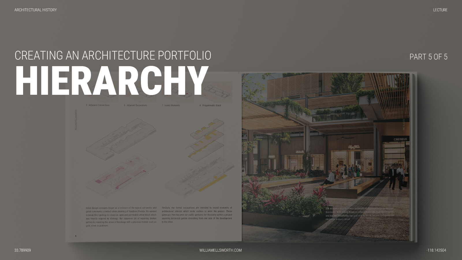 Hierarchy - Creating an Architecture Portfolio - Part 5 of 5