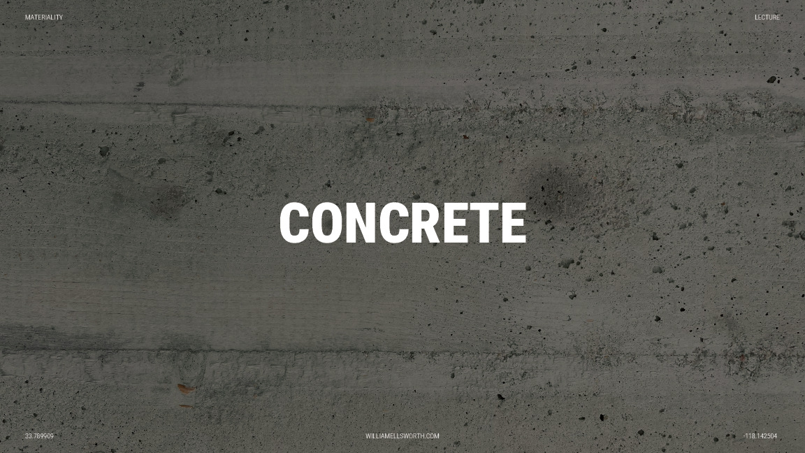 Concrete - Materiality