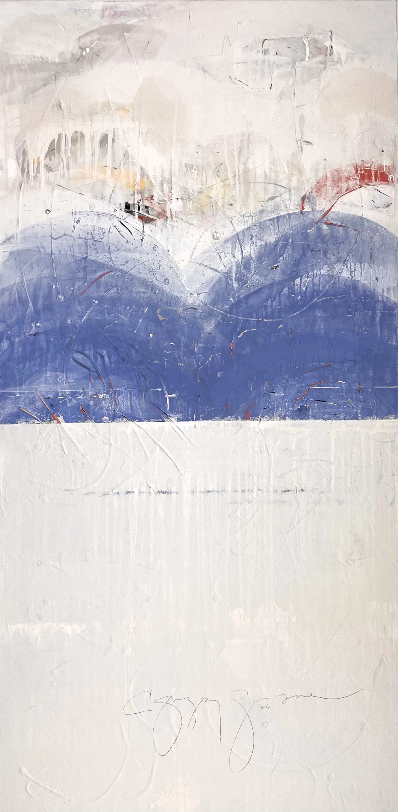 #9-C46-1 Acrylic on Canvas 48x24" $6,400