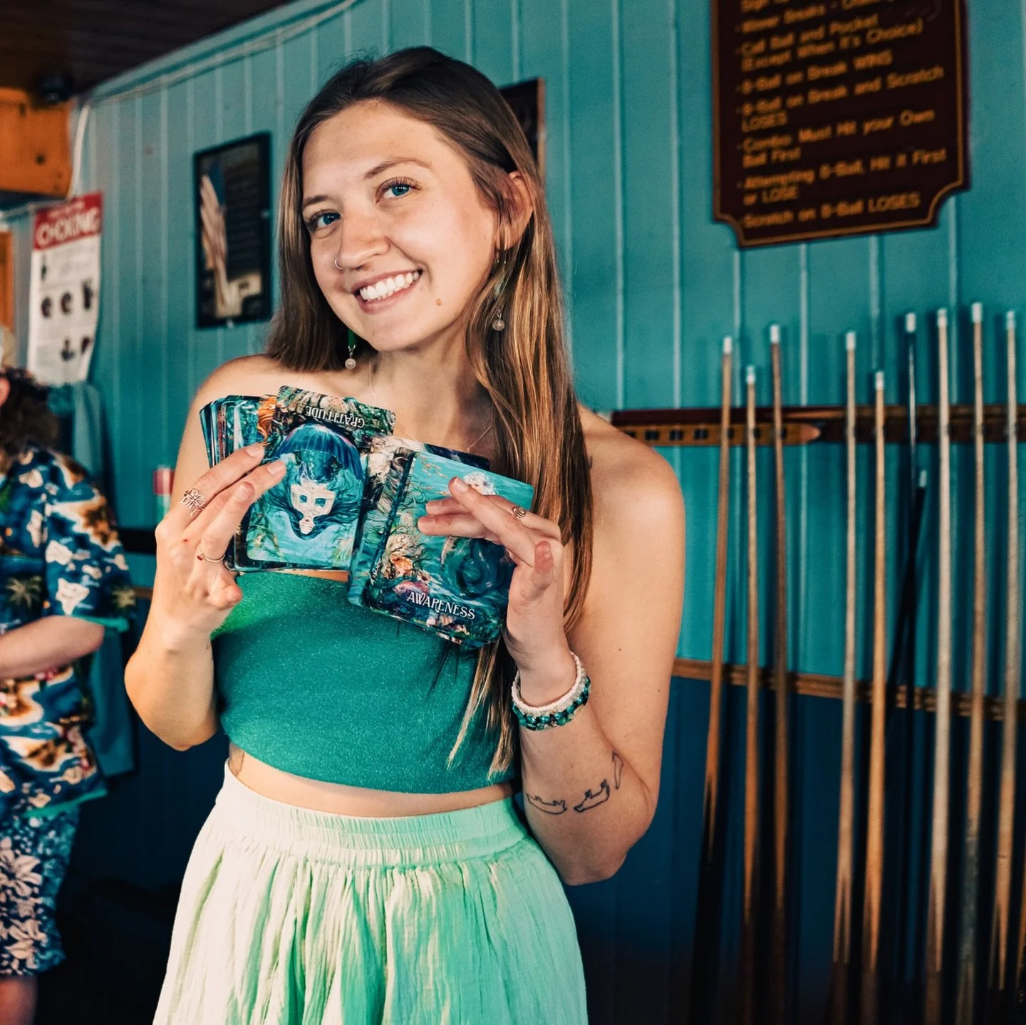 A spiritual girl and her everyday oracle card pulls. 🌿🦋

Pulling cards is one of my daily grounding rituals&mdash;a way to check in, receive guidance, and move through the day with more clarity and trust.

What&rsquo;s one spiritual practice you re