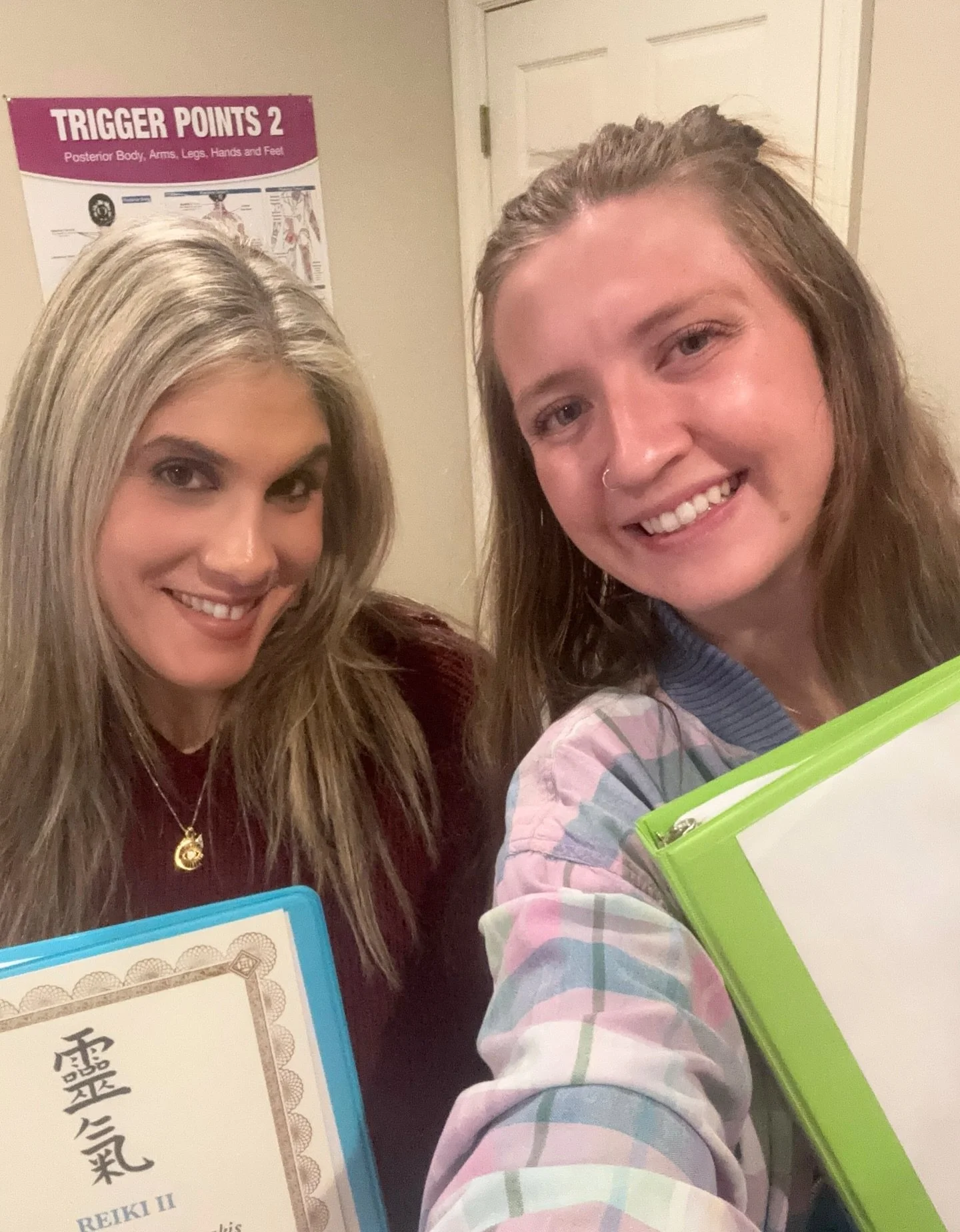 Congratulations to Dorie today with becoming a Certified Reiki Practitioner! 🎉 

I&rsquo;m so excited to see what unravels for you with Reiki, your life and your journey. 👑🤍 Enjoy tapping into your Akashic records through Reiki! 

&amp; If anyone 