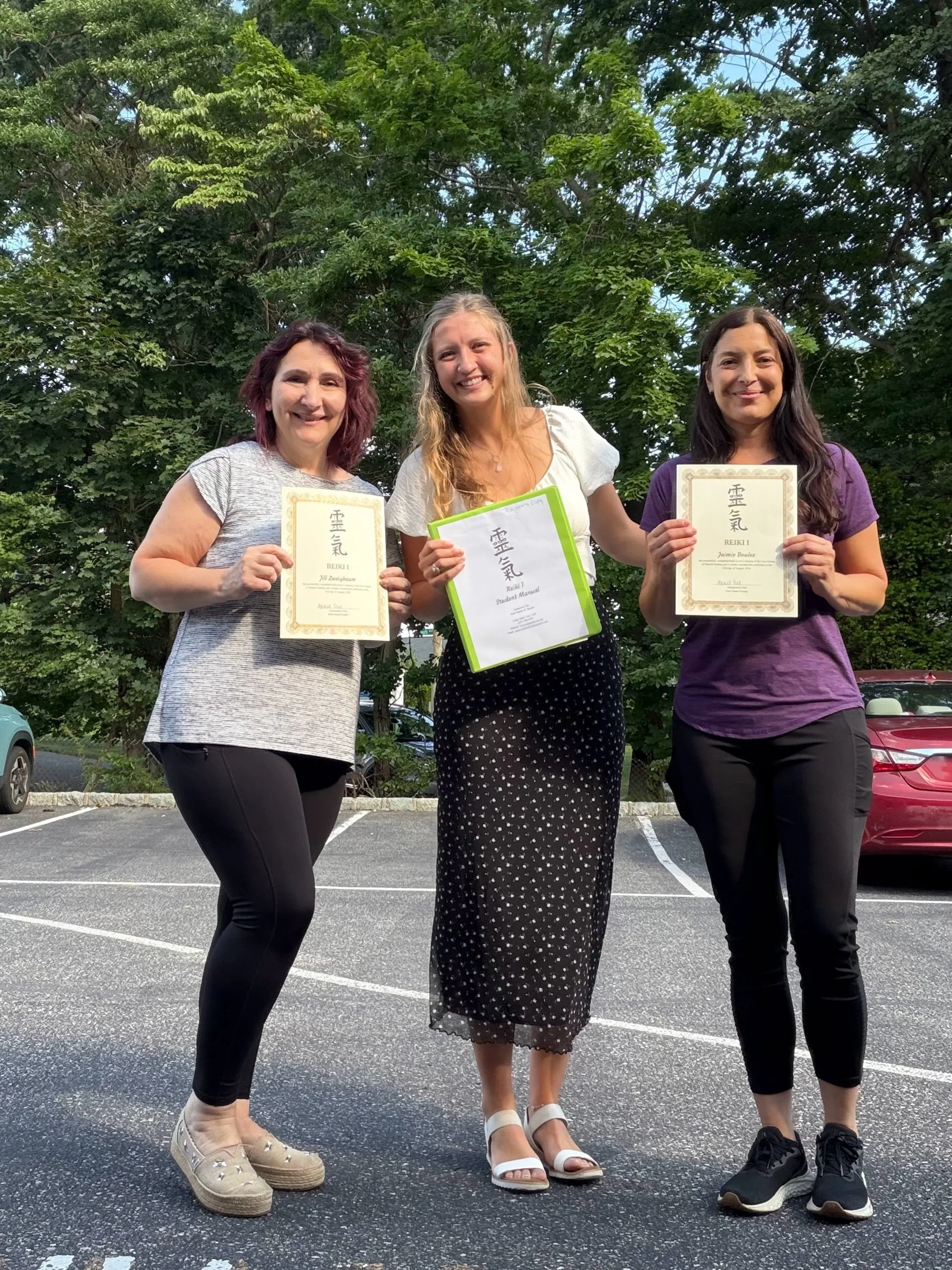 Congratulations to Jill and Jaimie on becoming Reiki Level 1 practitioners! 🎉

Yesterday, they were attuned to Reiki and began learning the foundations of this beautiful healing practice. 🤲🏻

It&rsquo;s always so special to witness someone open th