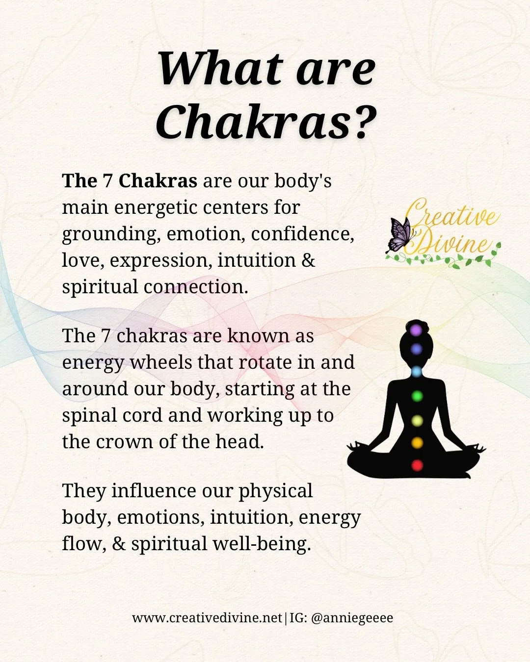 The chakras are the energetic language of the body &mdash; always speaking, always guiding, always showing us where harmony wants to return. 🌊

When one is out of balance, we feel it. 😡
When they&rsquo;re aligned&hellip; we feel that too. 🕊️

Swip