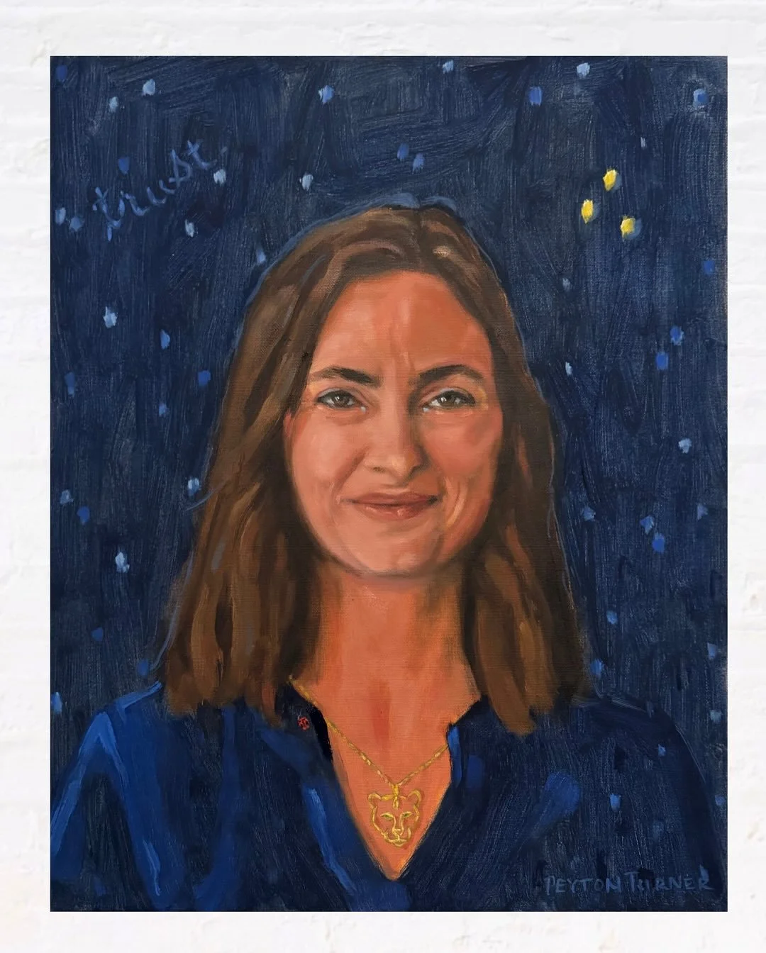 Intuitive portrait of @timinteriors . Every detail has meaning&hellip; an incredible journey captured in color for an amazing soul. 

~black panther, captured as a necklace with green eyes (heart chakra)

~three tiny stars in the sky, her earth side 