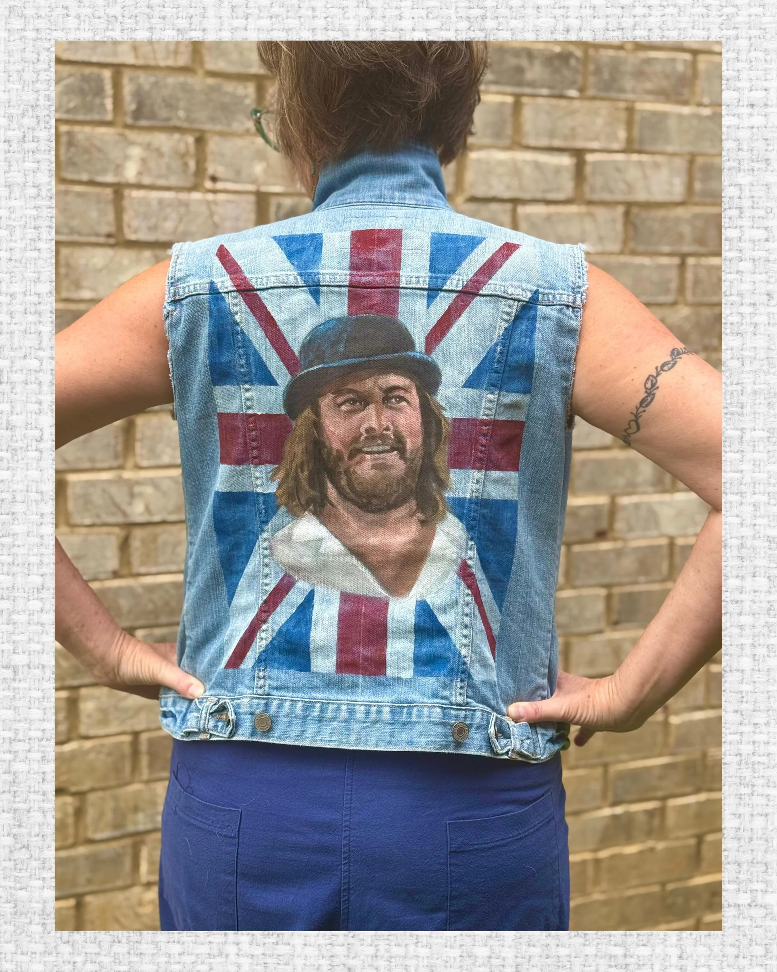 Next up&hellip; BONZO! Custom made for @rusty.mathenydrums123 of the @rockincowboyz. May be my best yet&hellip; what&rsquo;s on YOUR jacket?