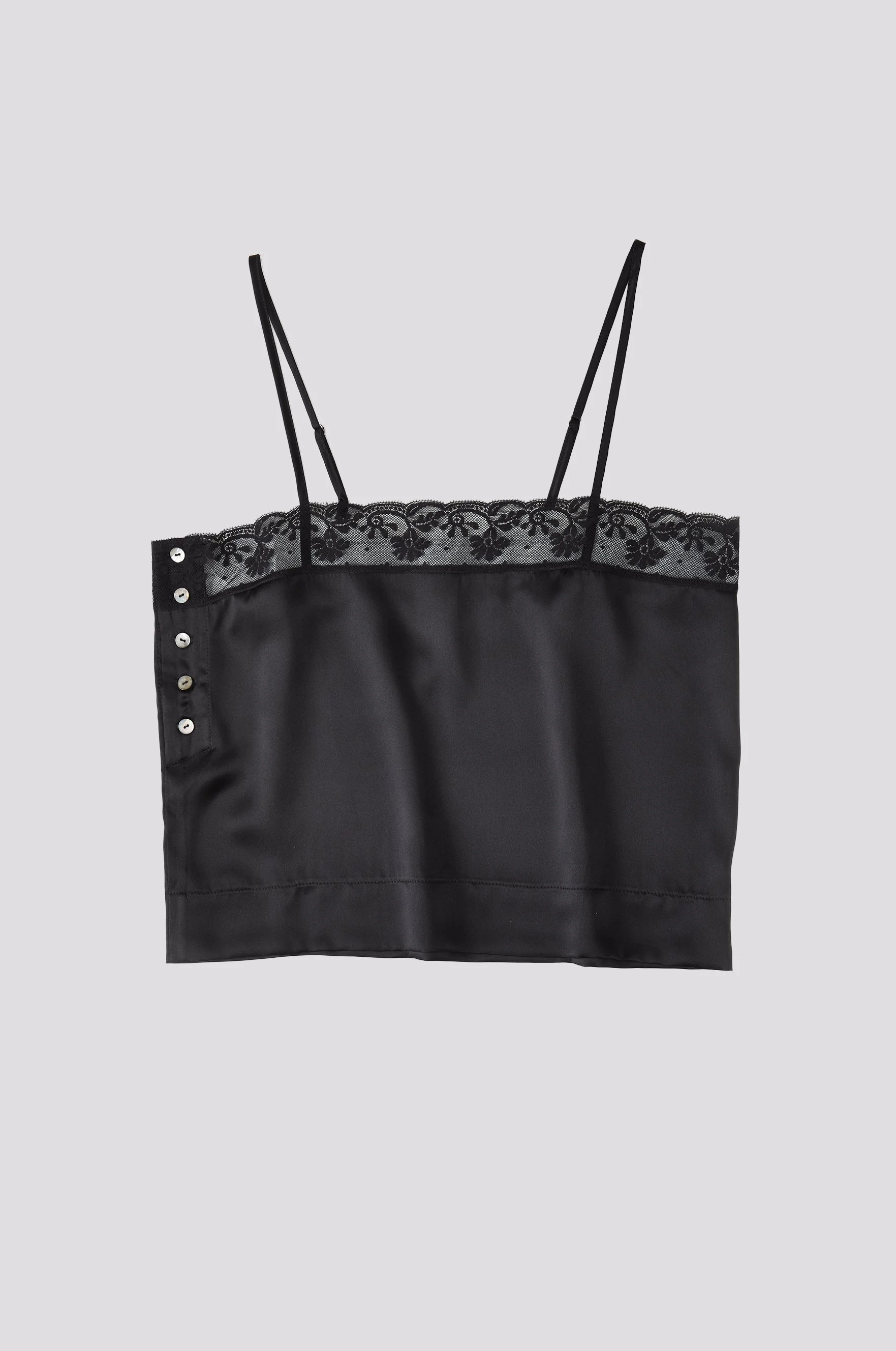 BOXY CAMISOLE · INK CHARMEUSE