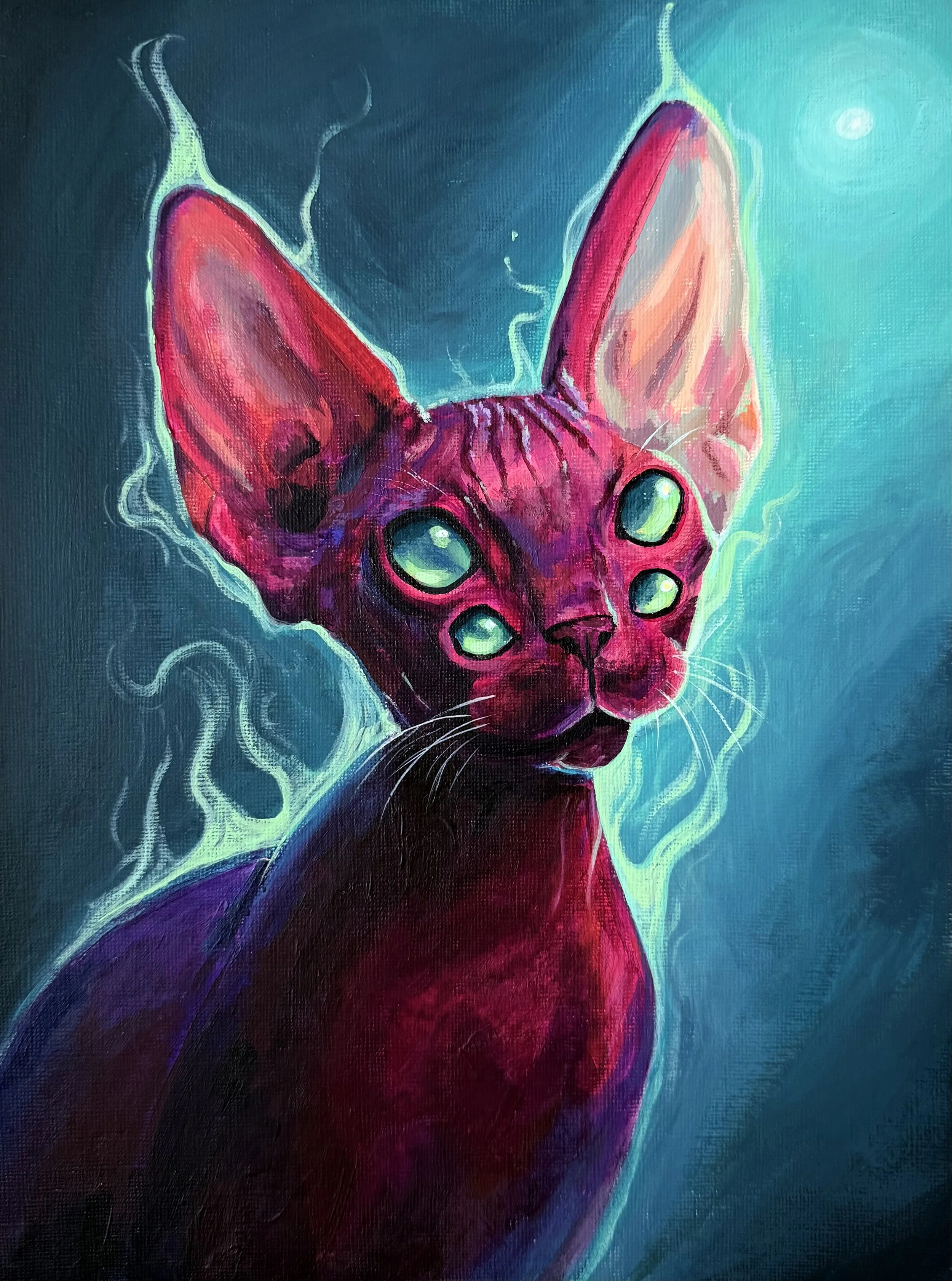 "Four Eyes #2" FINE ART PRINT - 8.5x11in