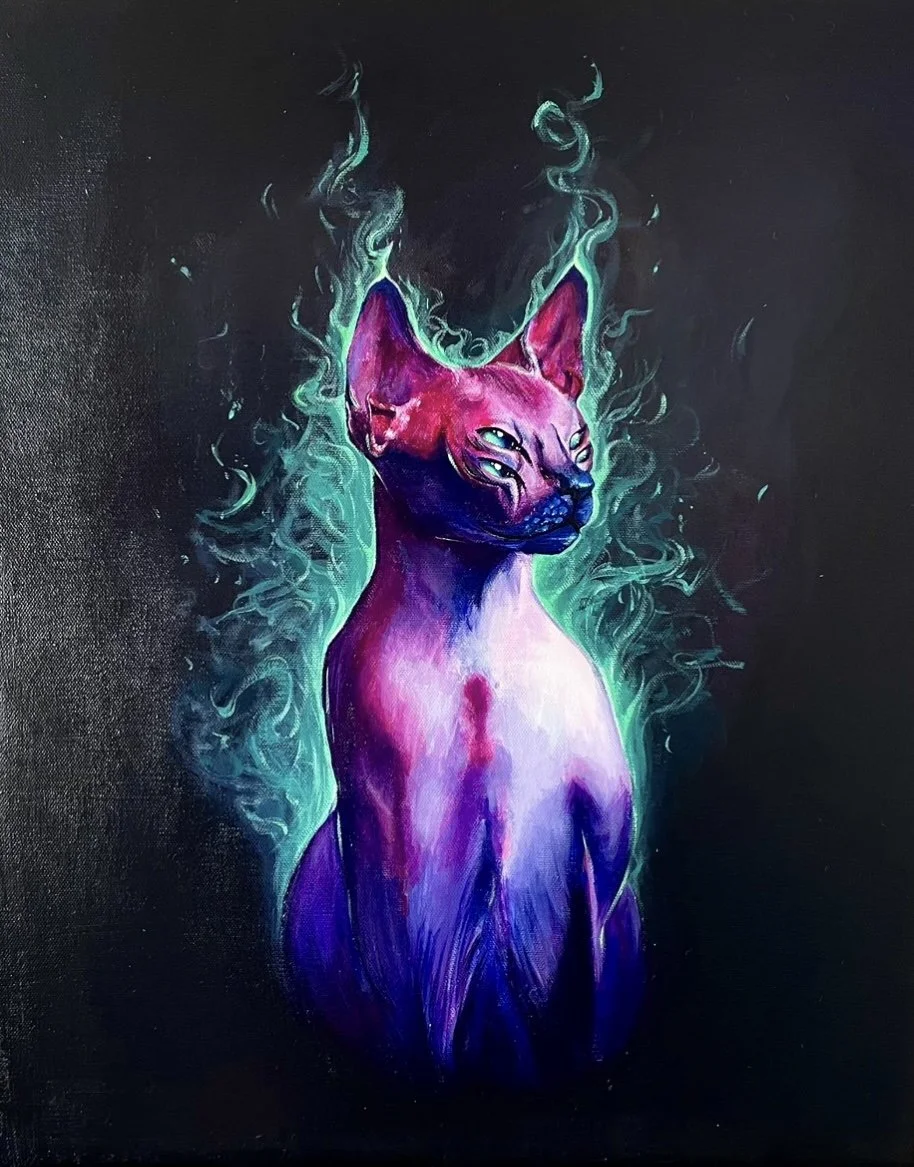 "Four Eyes #1" FINE ART PRINT - 8.5x11in