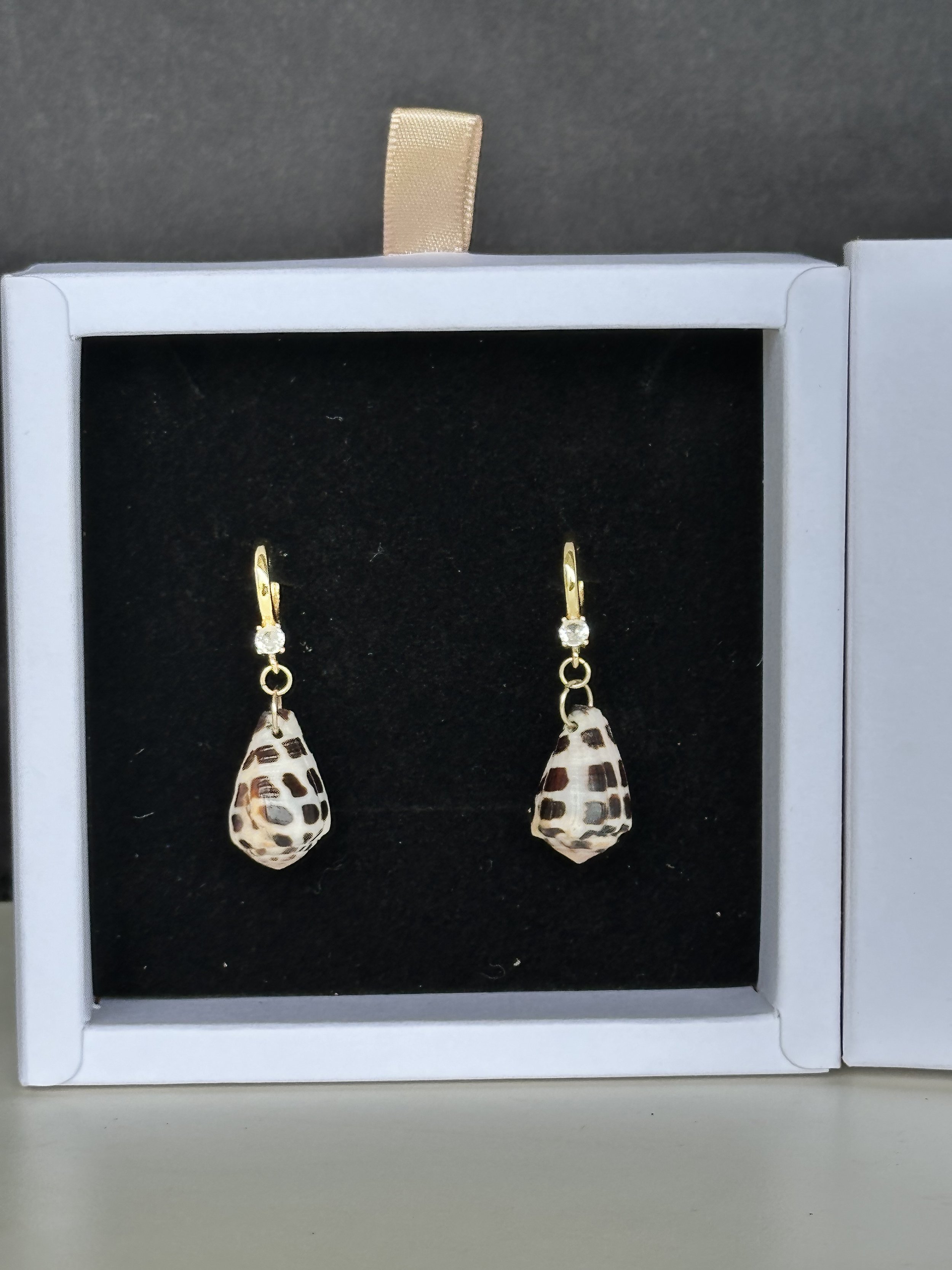 Hebrew Cone Shell Earrings