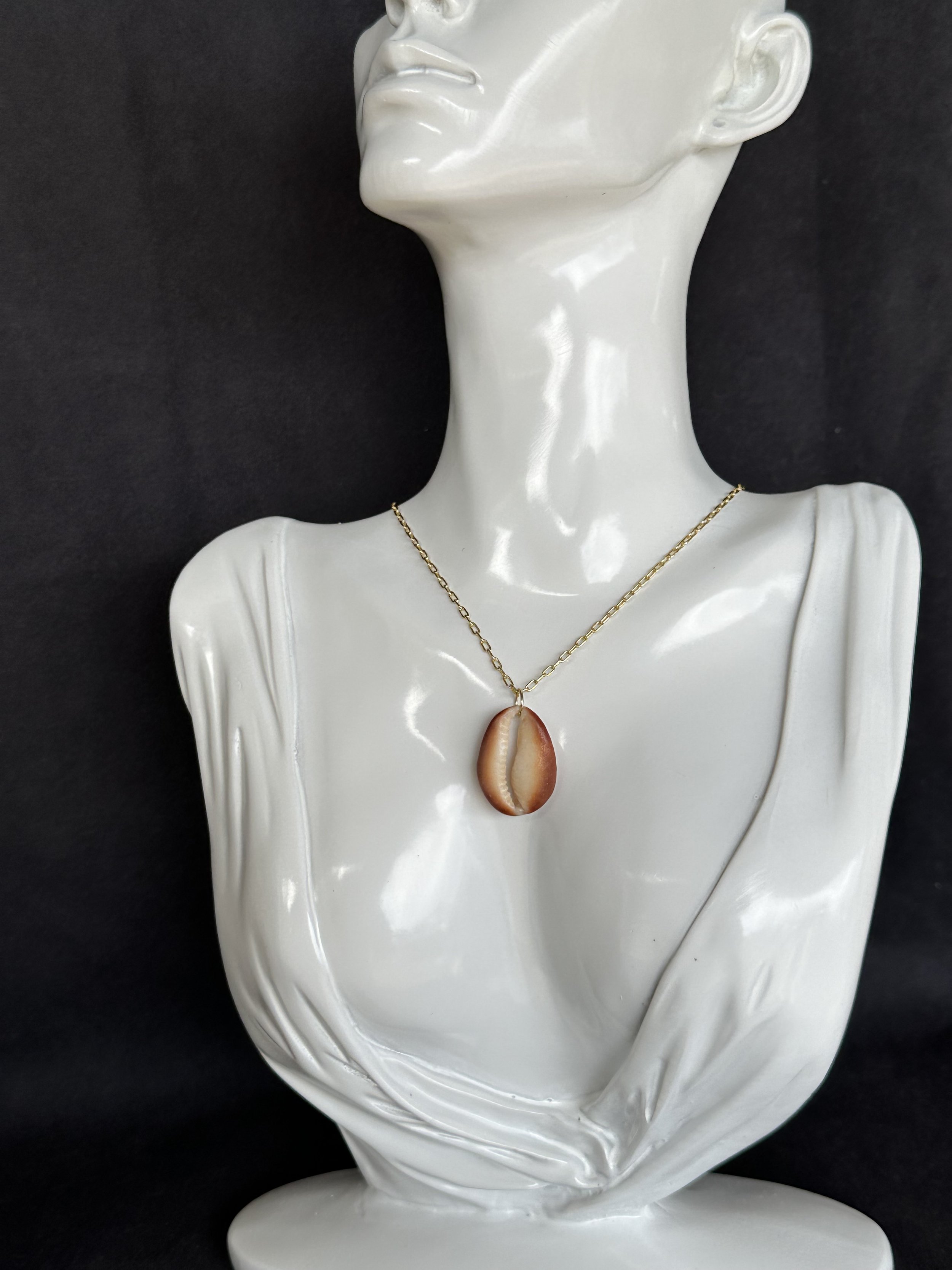 Gold Cowrie Necklace