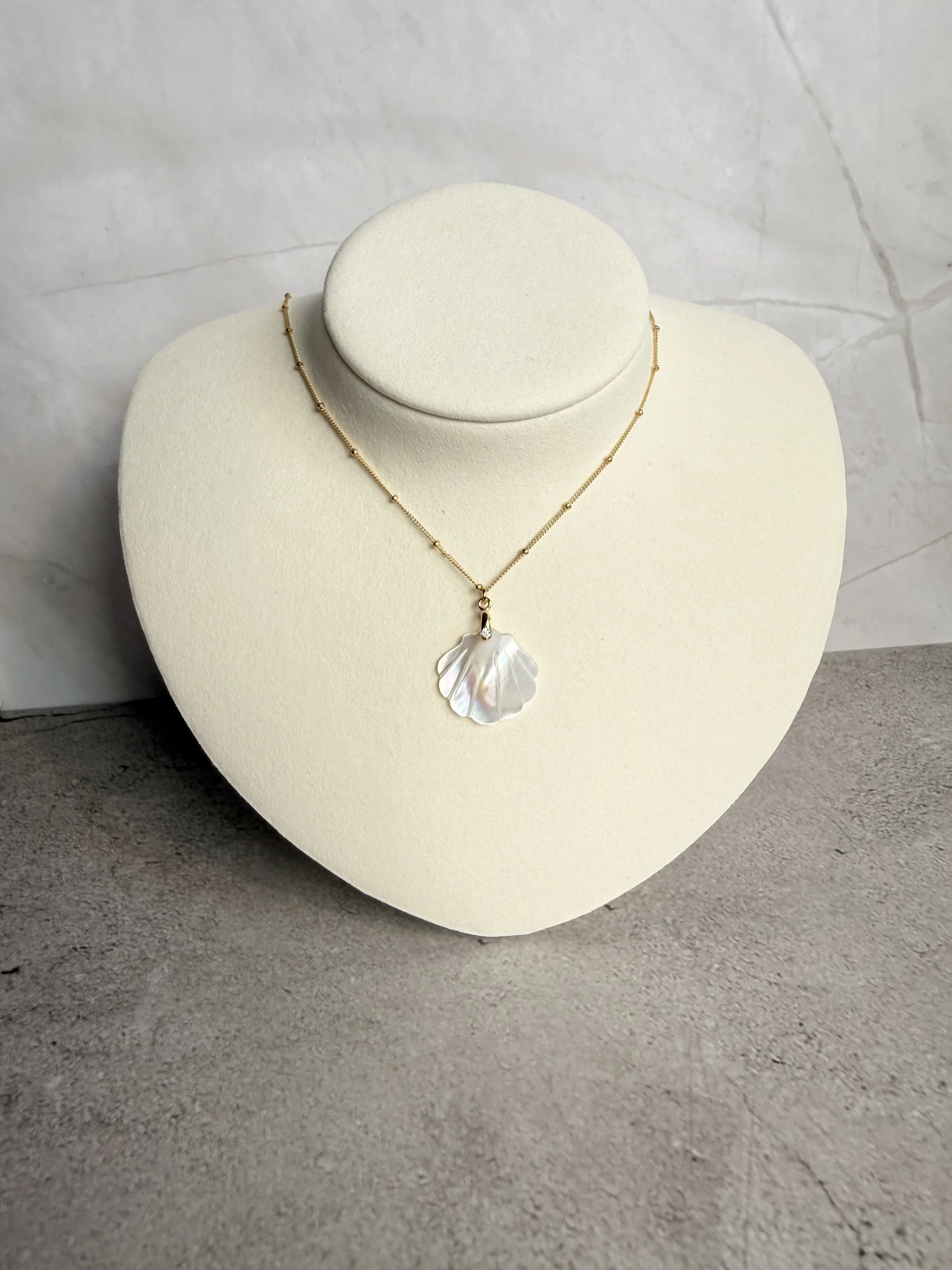 Mother of Pearl Mermaid Necklace