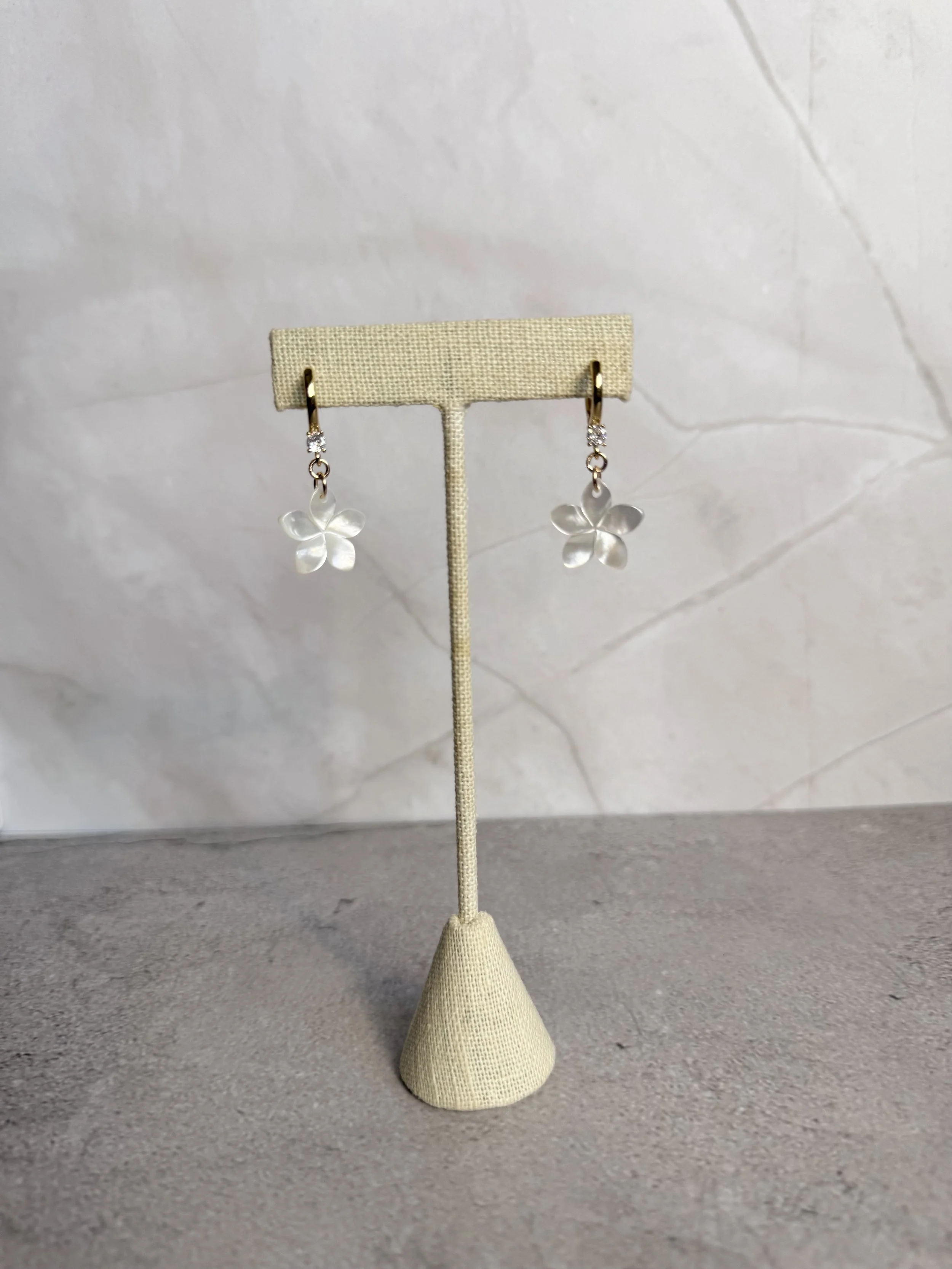 Plumeria Earrings