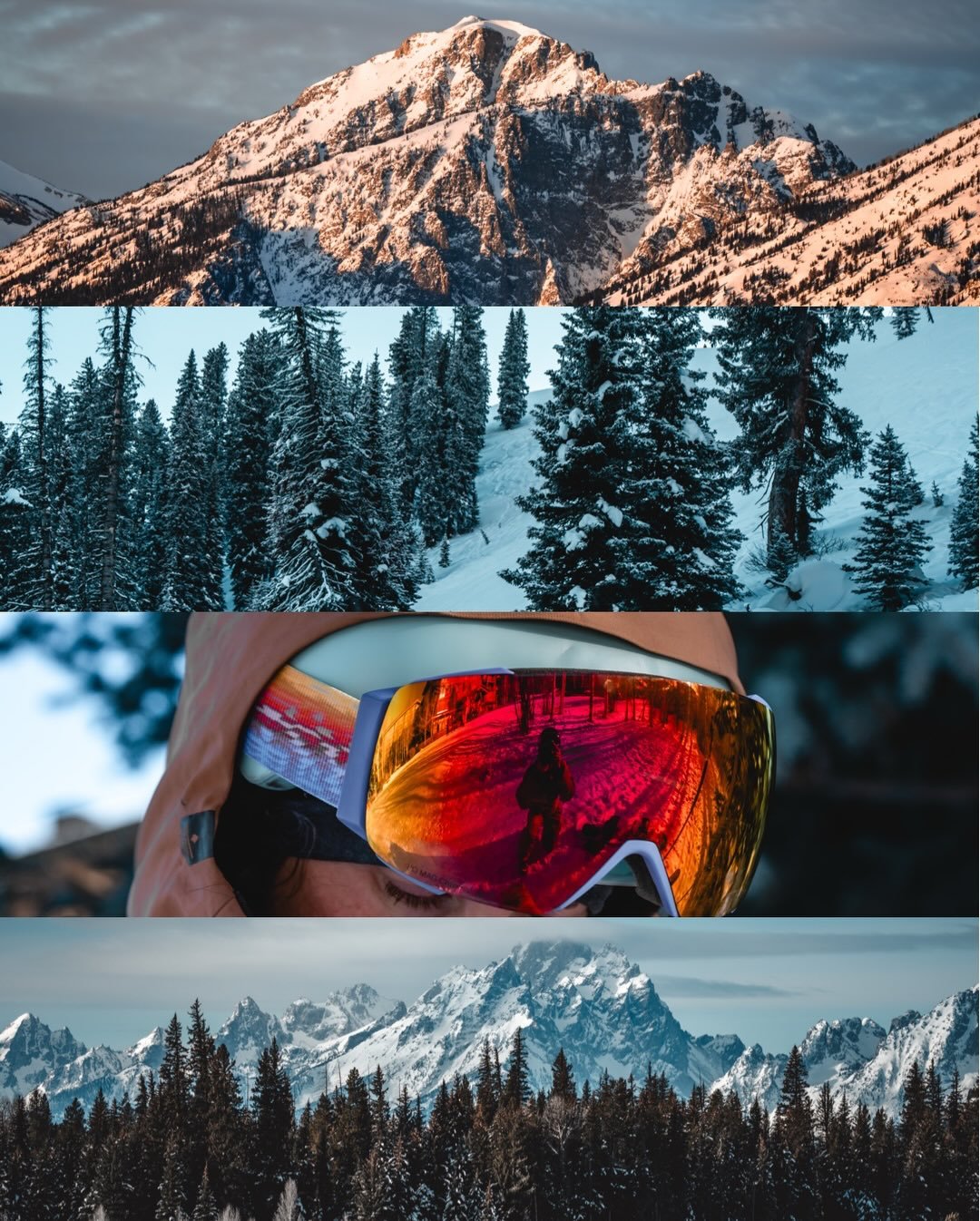 Frames from an unforgettable winter ❄️ 

The Tetons stole my breath away 🌬️ 

As an equatorial princess - this was new for me ✨ 

It&rsquo;s been about 16years since I&rsquo;ve seen snow or touched any sort of winter climate. I get cold on the boat!
