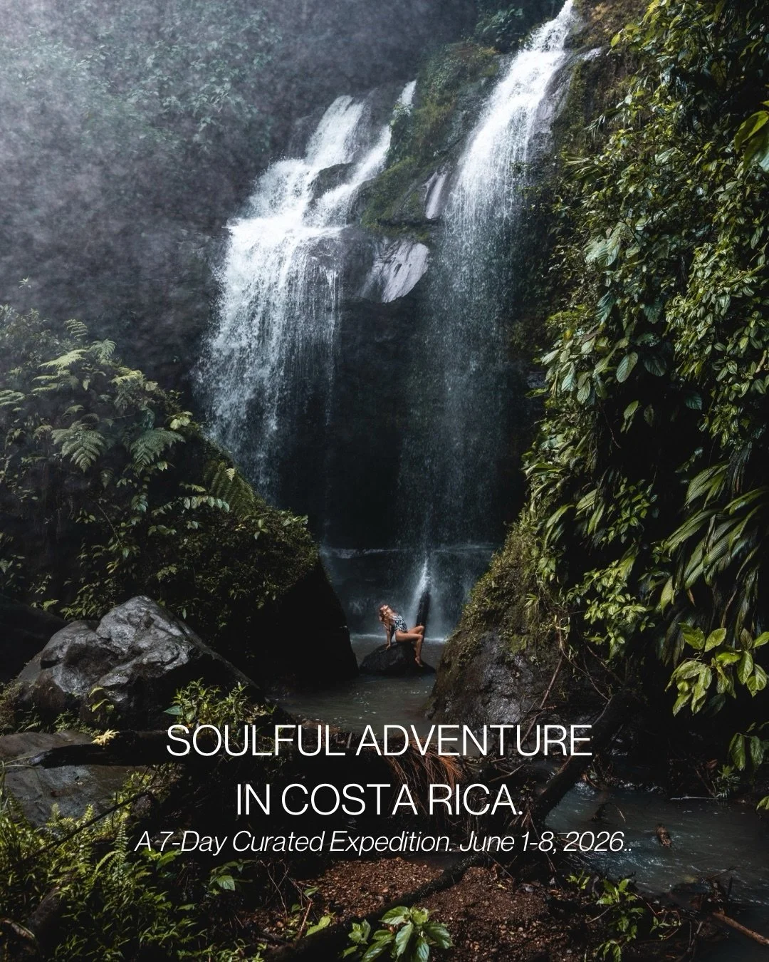 COSTA RICA June 1-8!!! 🌴 
Home for the past 15 years &amp; I&rsquo;ve finally curated the most epic trip ever ✨ this trip is going to be soo epic even your grandkids will hear about it one day! 😉 

🌊 Surf tropical waves 
(Beginner lessons &amp; co